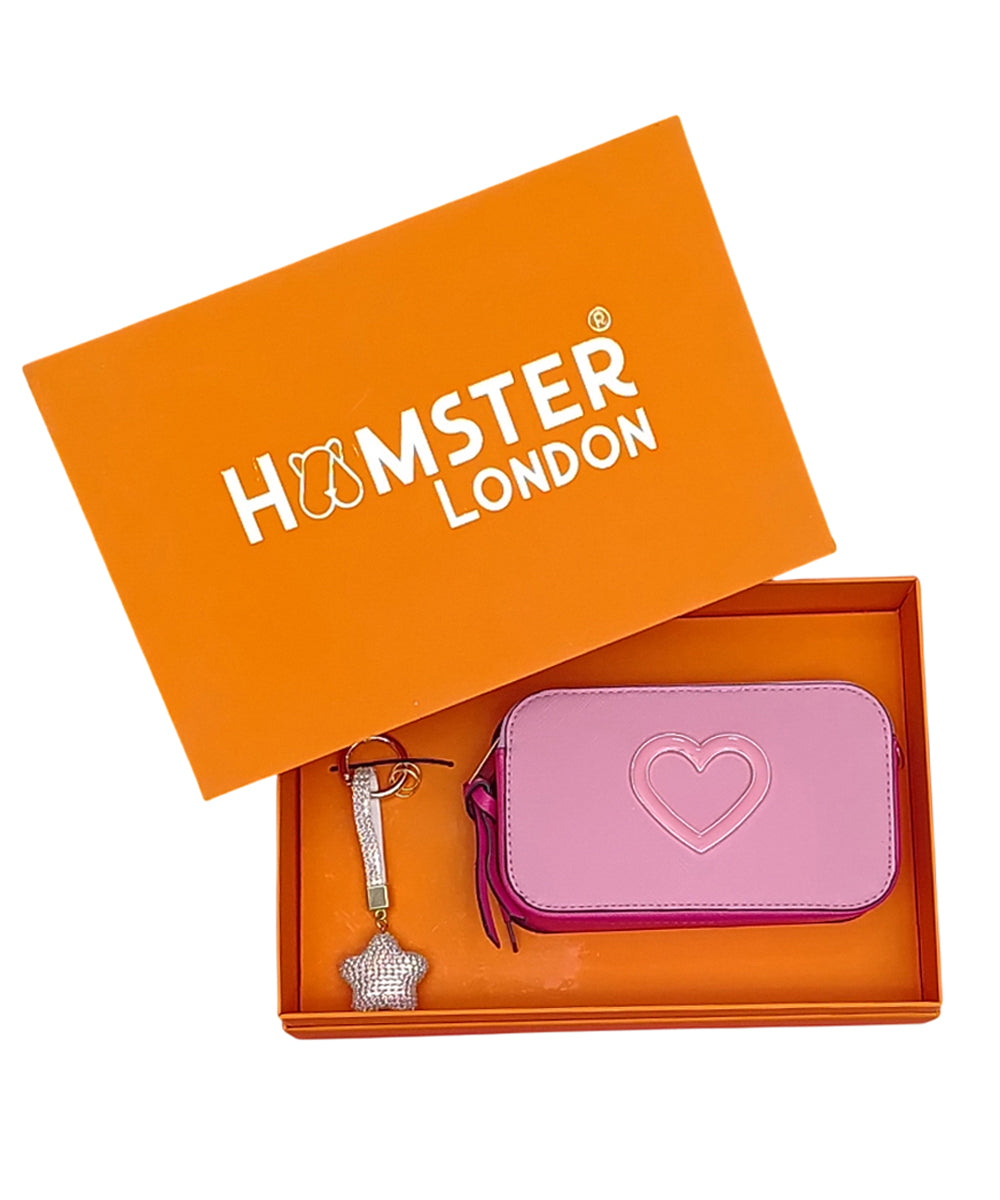 Hamster London Pink Twist Sling & Charm Gift Box Set
