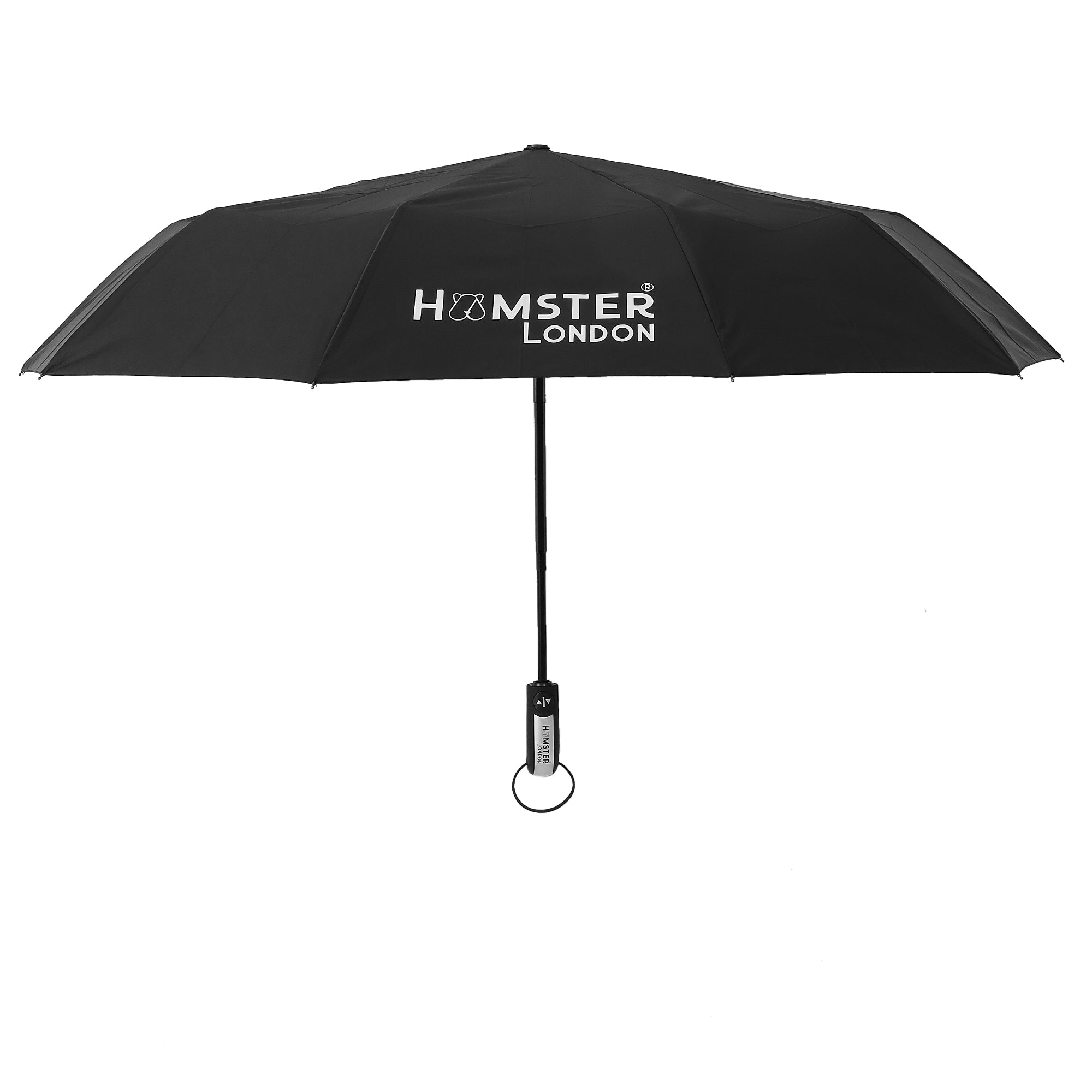 Hamster London Automatic Open & Close Pocket Folding Umbrella (Black)