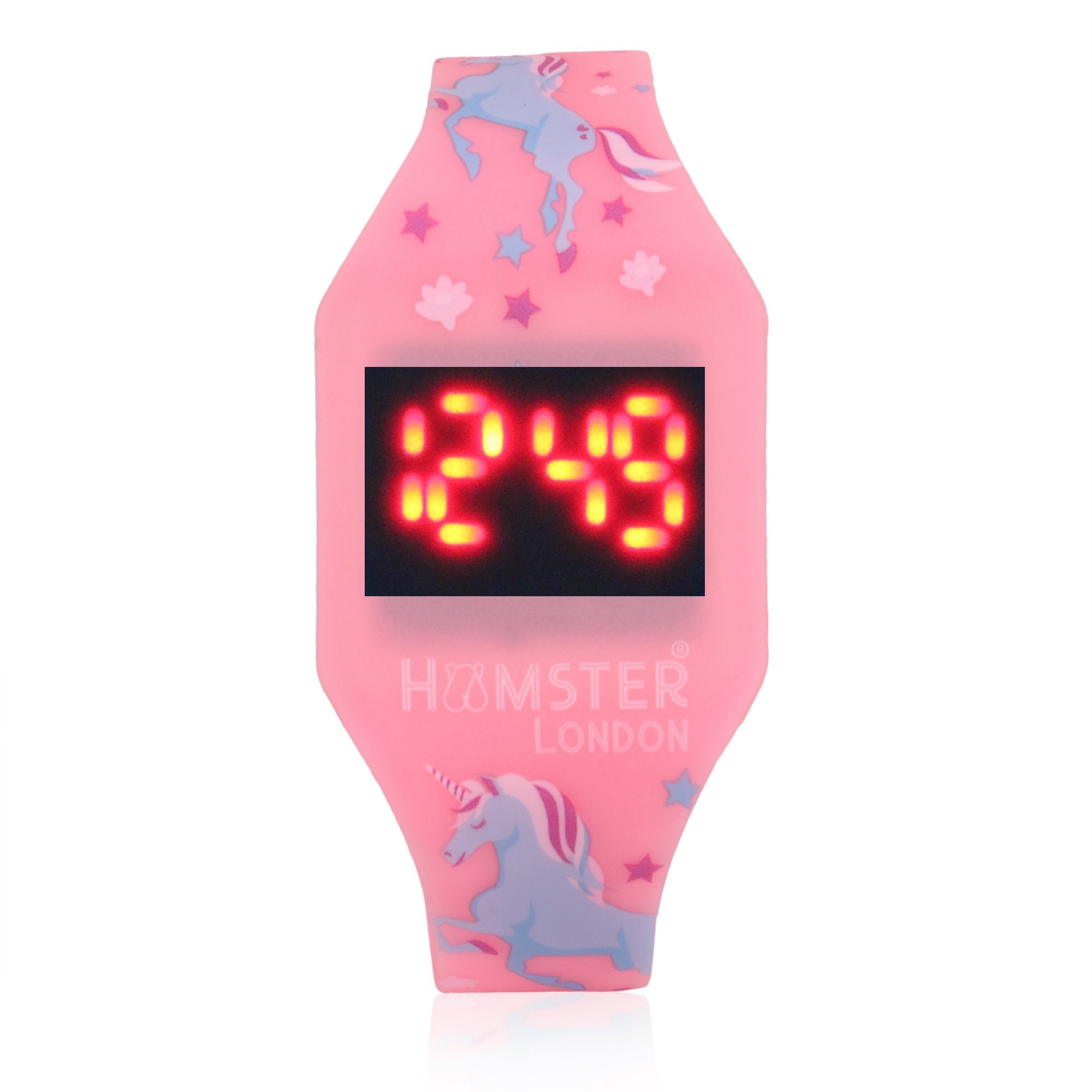 Silicon Digital LED Band Unicorn Watch