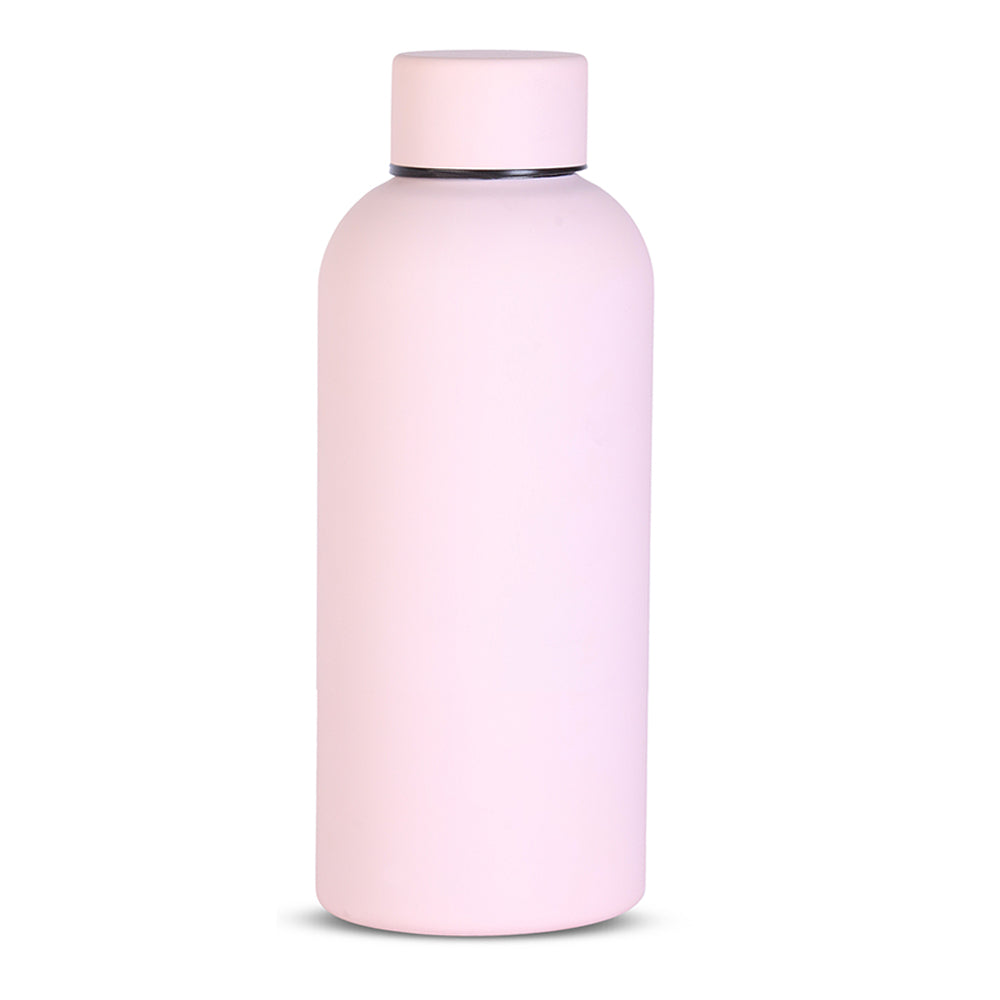 Bottle Rubberish Medium Pink 350ml