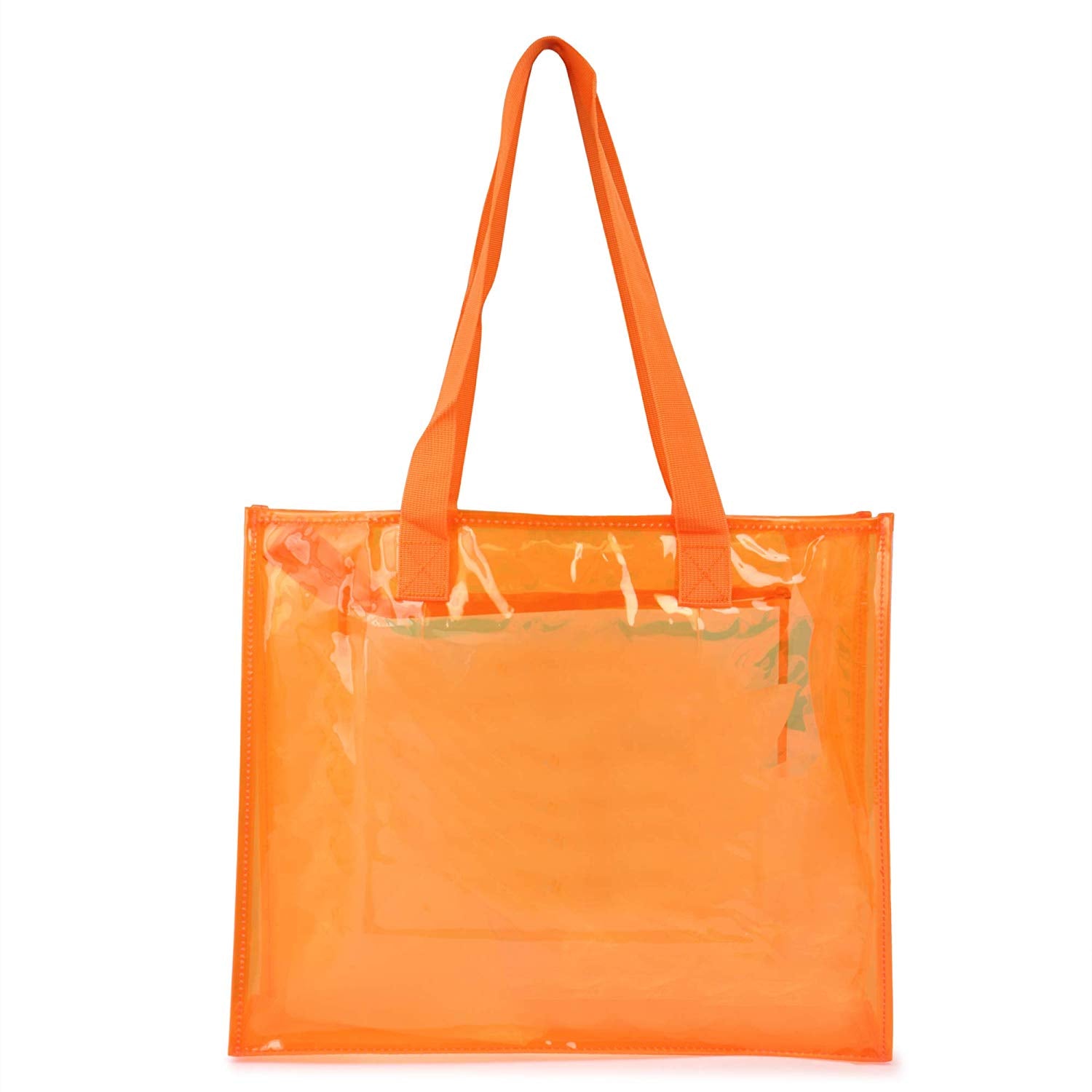 HL Tote Bag Orange With Busy Pouch Black