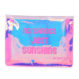 Hamster London No Shades Just Sunshine Pouch Pink