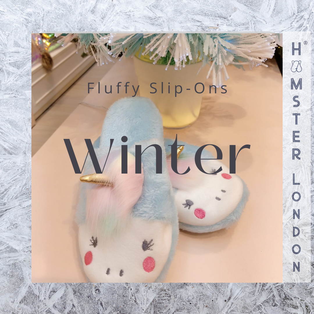 Unicorn winter discount slippers
