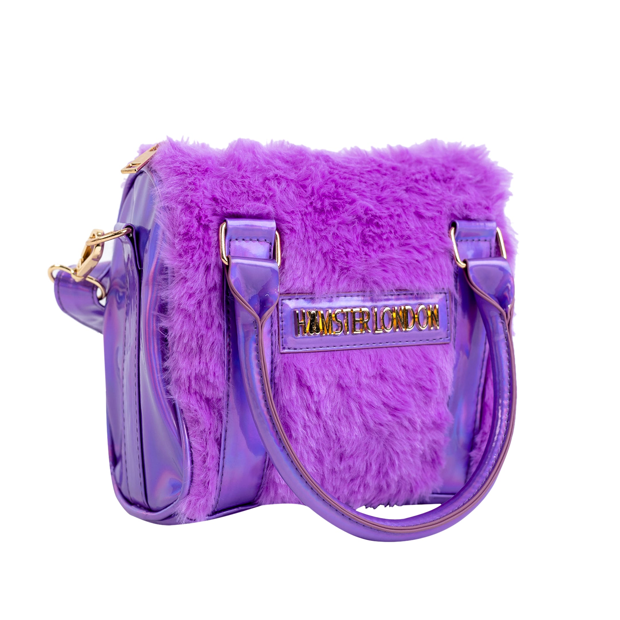 Hamster Fur Baby Sling Bag Purple
