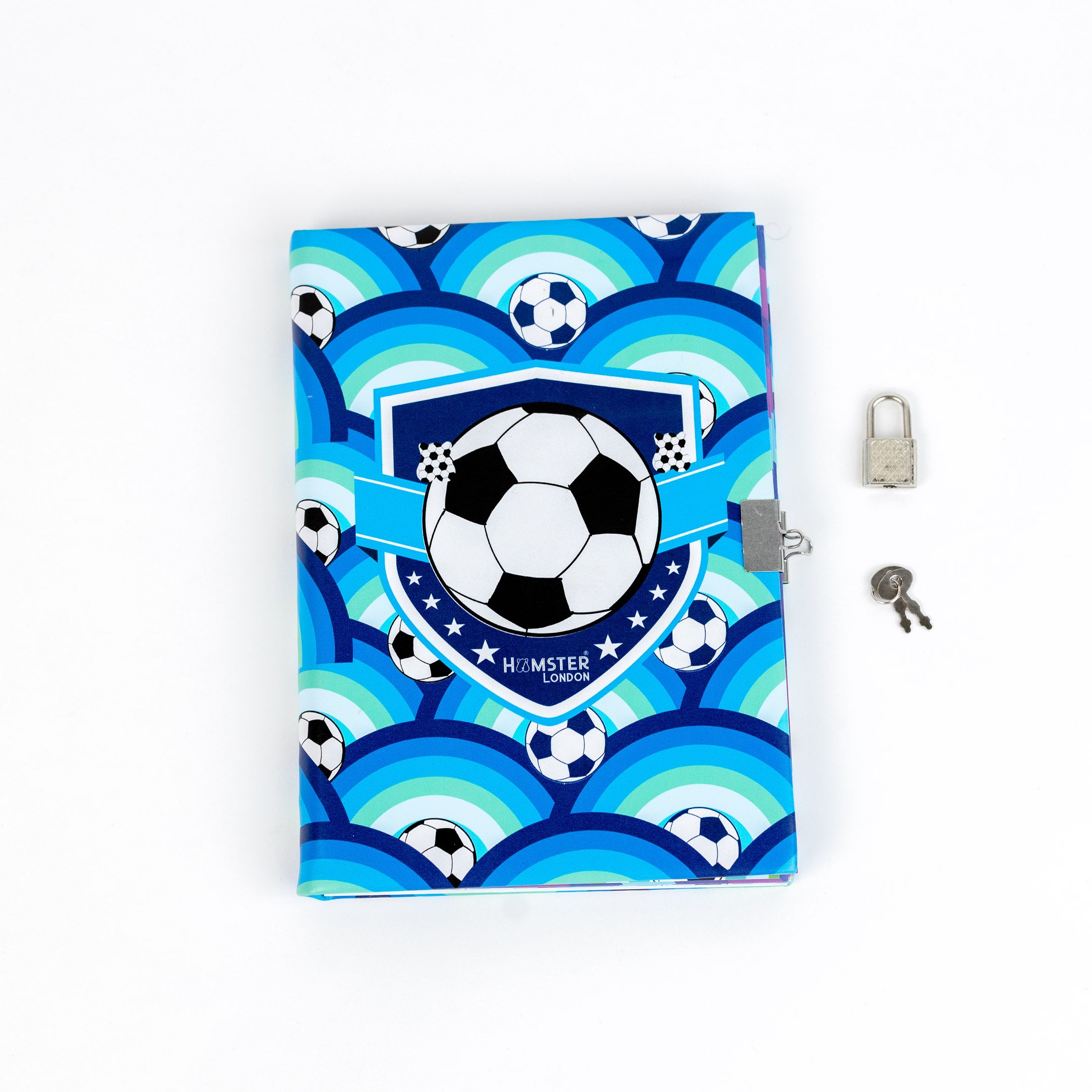 Hamster London Diary N Football Blue