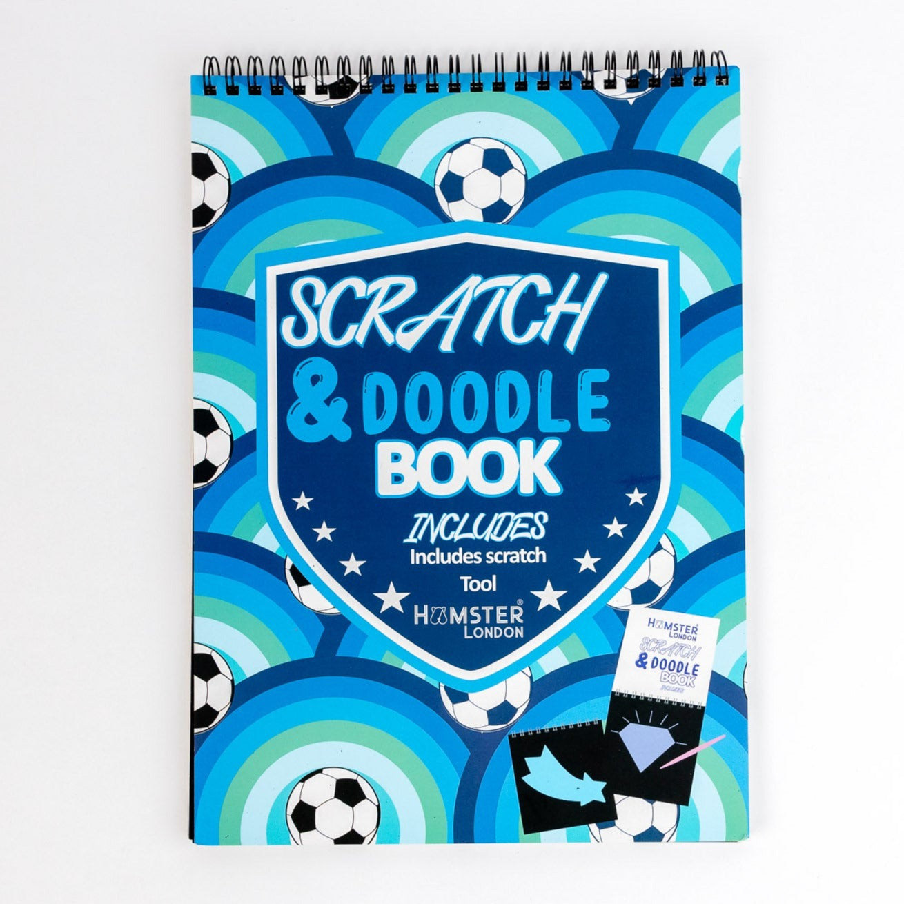 Hamster London Scratch NoteBook Football