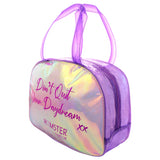 Hamster London Shiny Boston Bag Purple