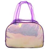 HL Shiny Boston Bag Purple With Personalization