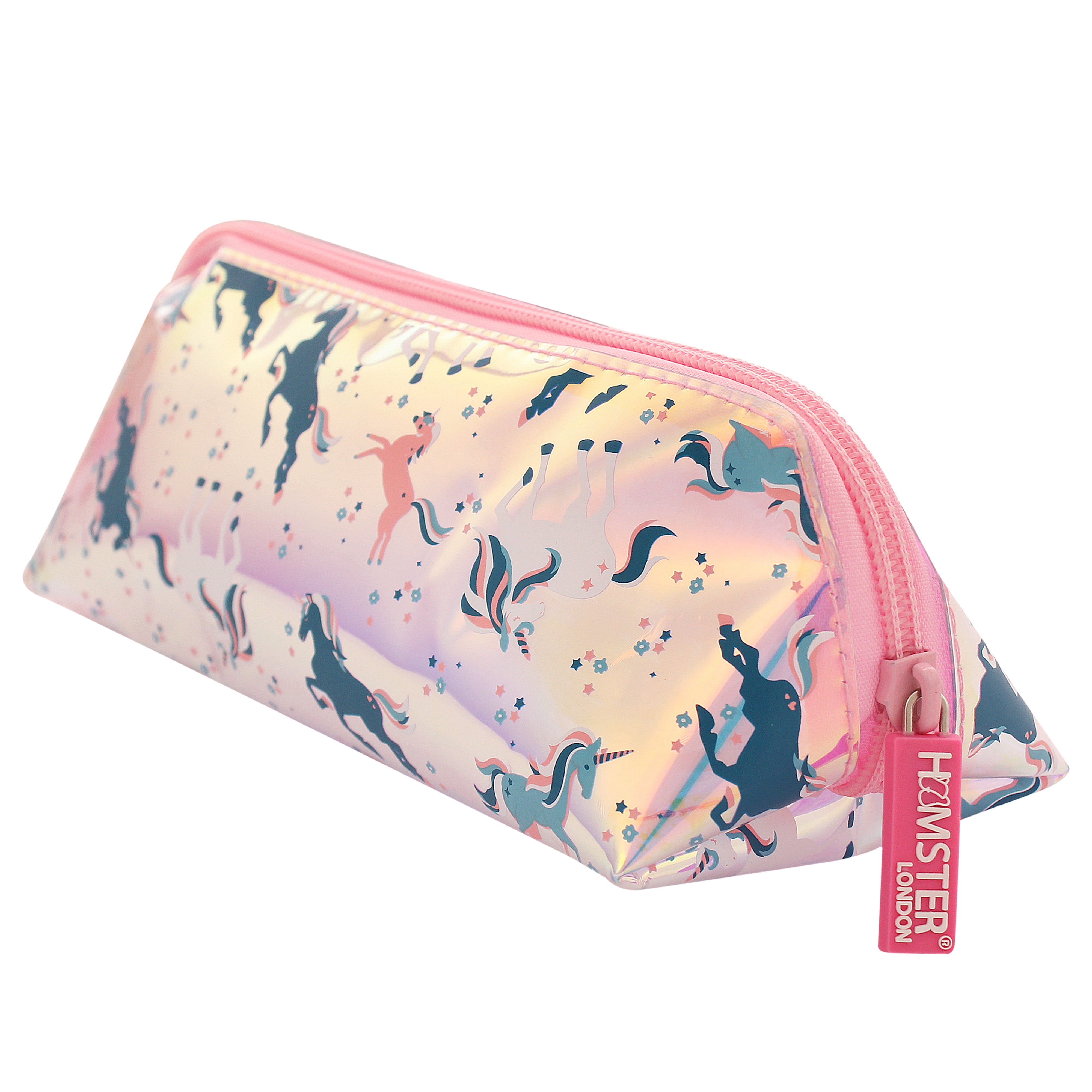 Hamster London Shiny Classic Triangle Pouch Unicorn