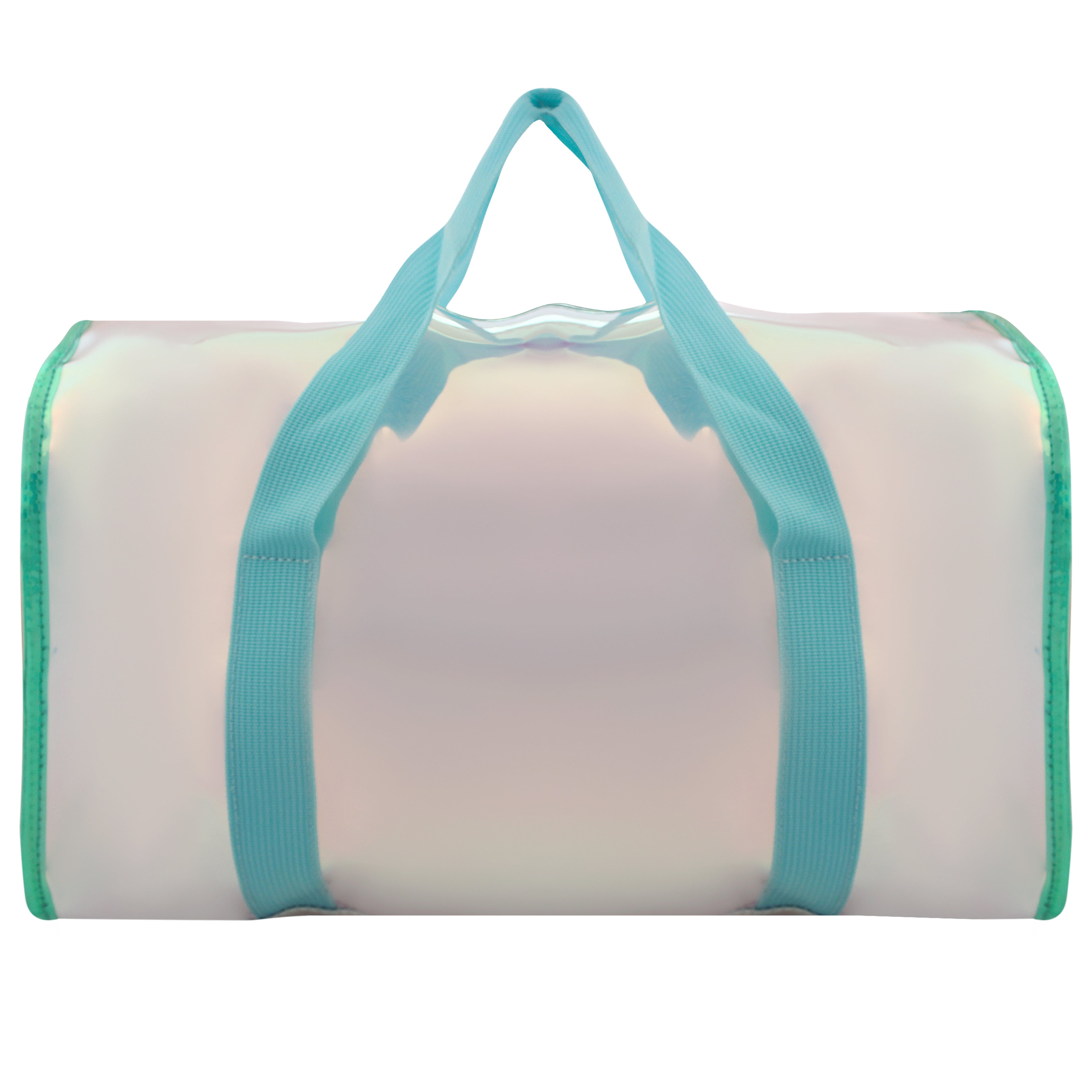 Hamster London Shiny Classic Duffle Bag Aqua Large