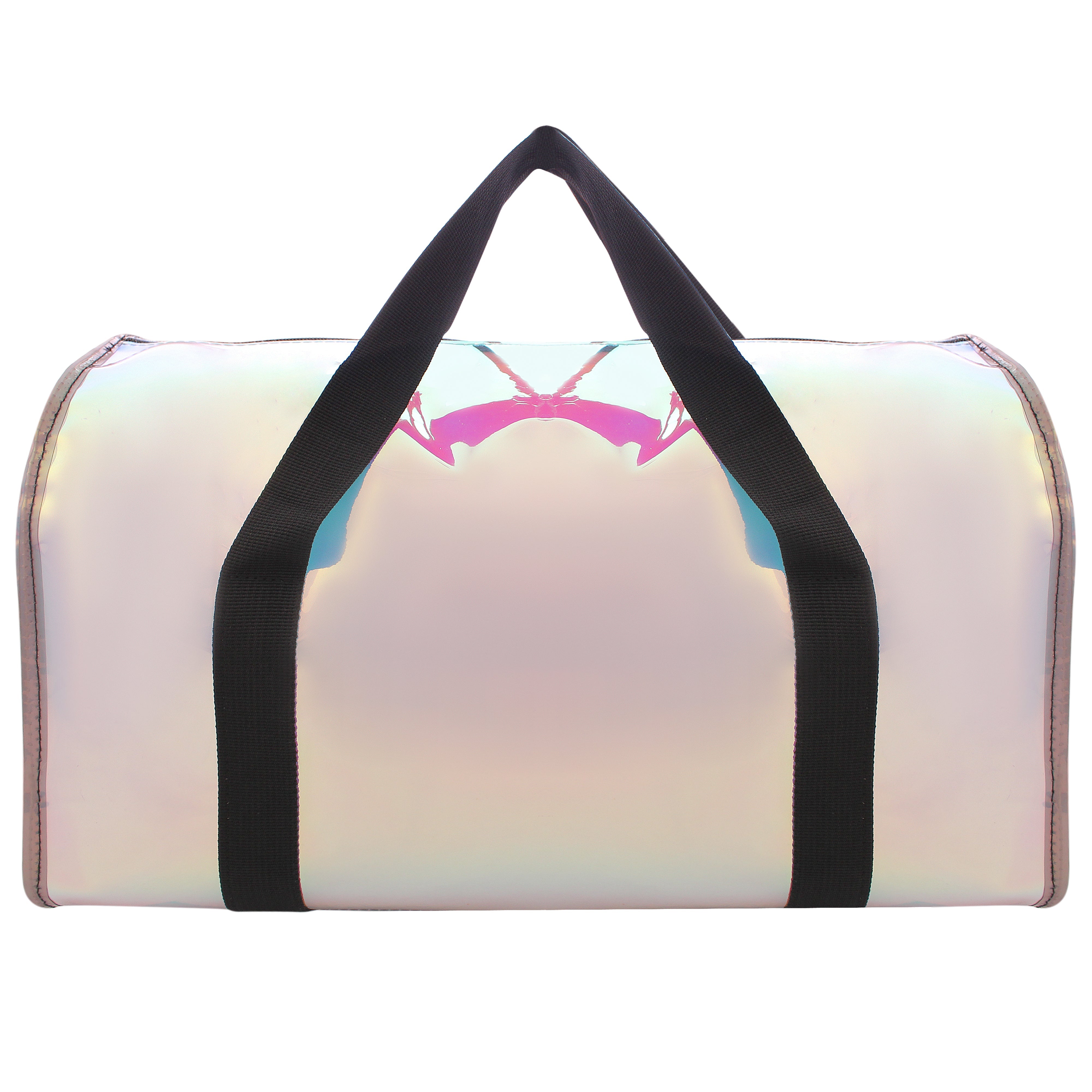 HL Shiny Classic Duffle Bag Black With Personalization