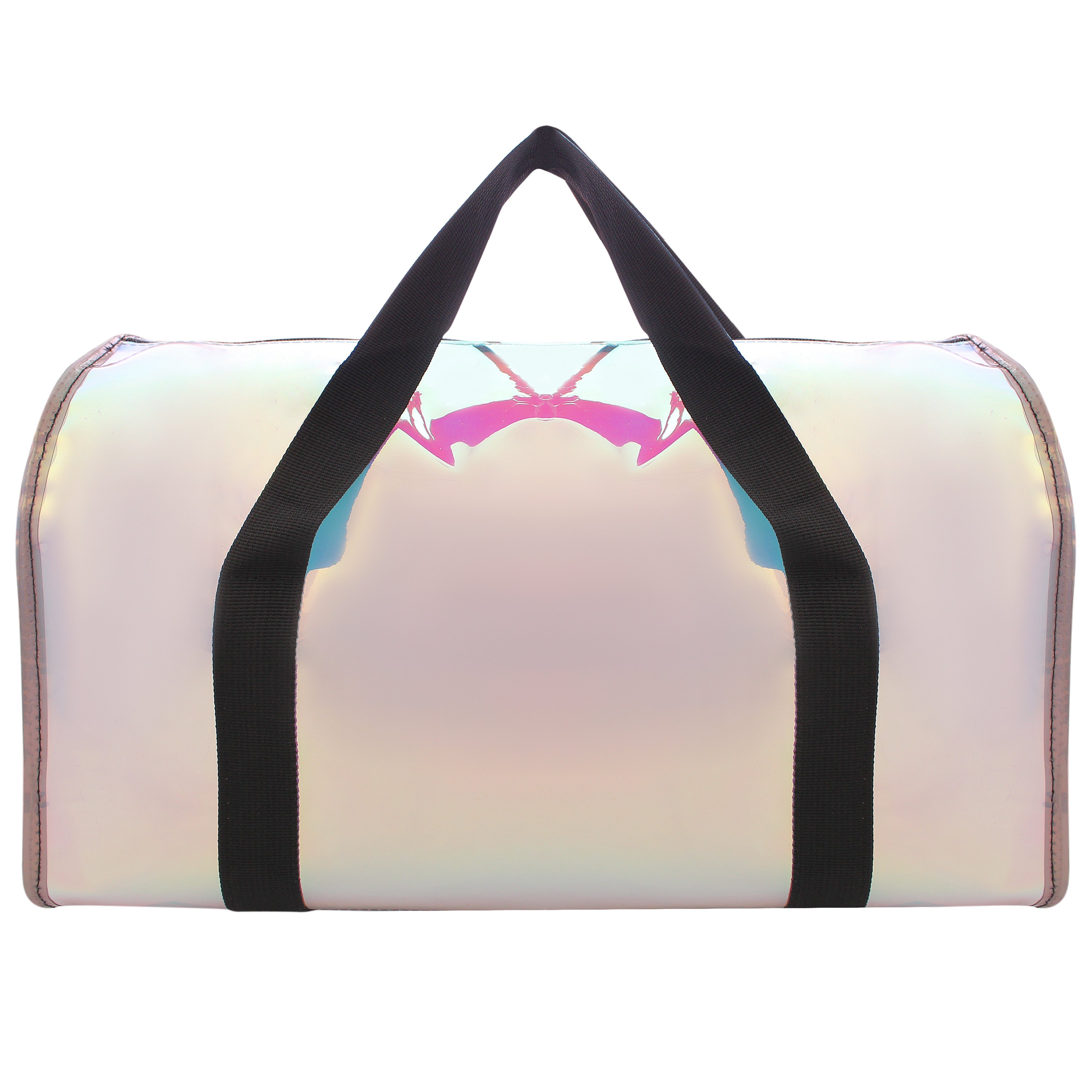 Hamster London Shiny Classic Duffle Bag Black With Personalization