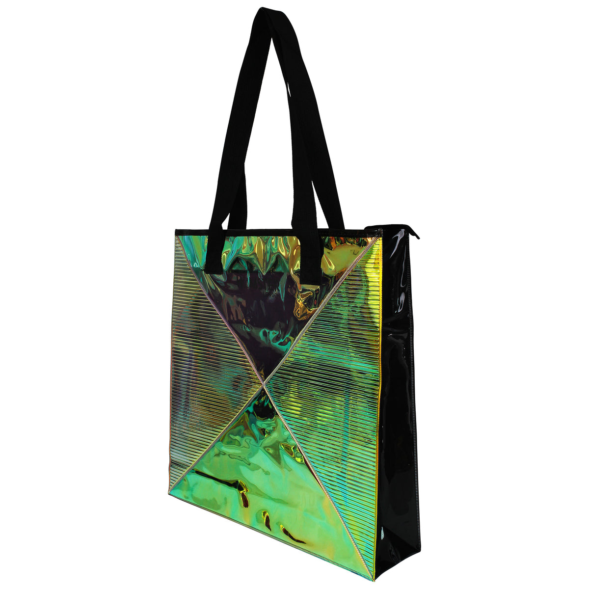 Hamster London Shiny Classic Tote Bag Black