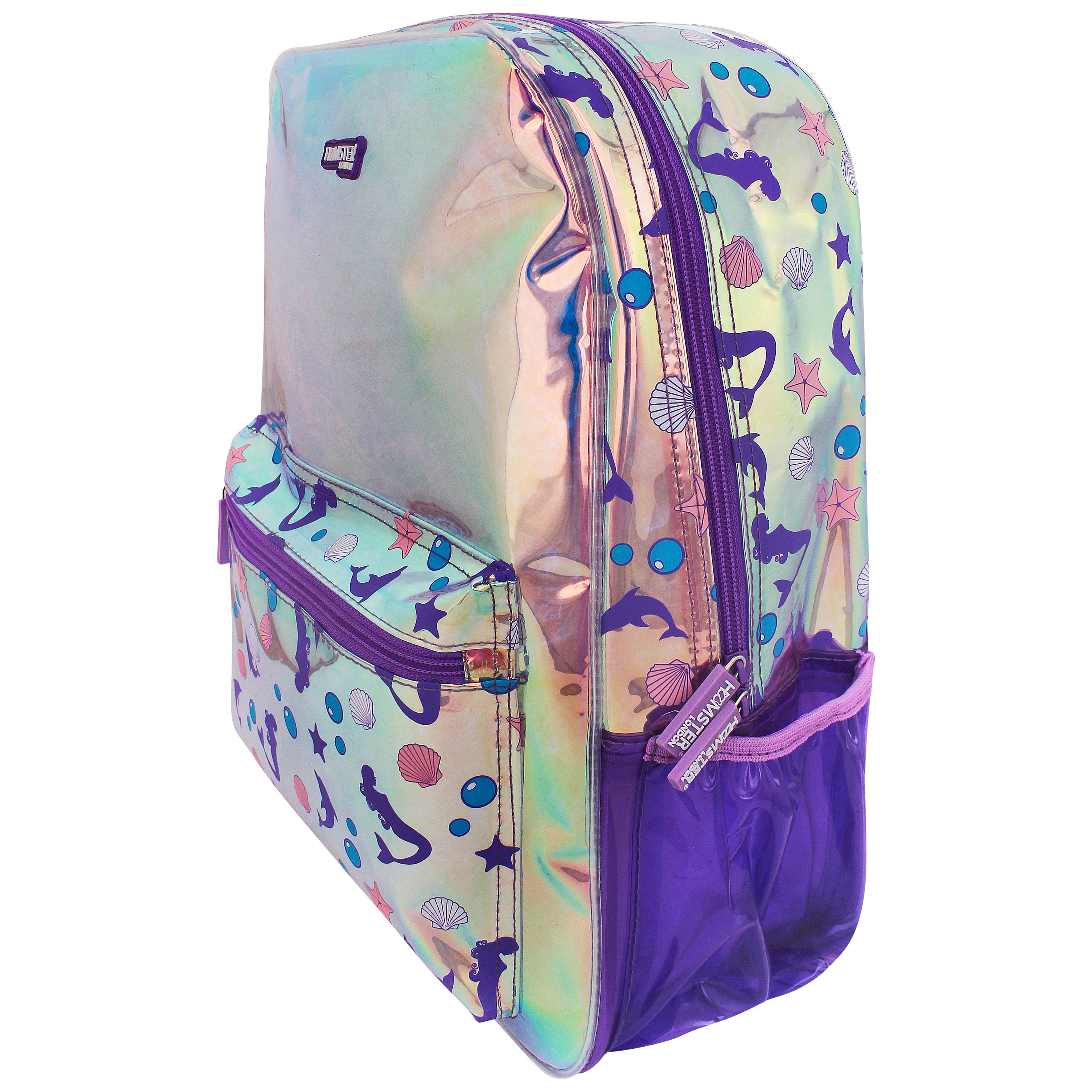 Hamster London Shiny Classic Backpack Mermaid Big