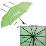 Automatic Open & Close Pocket Folding Umbrella (Green)