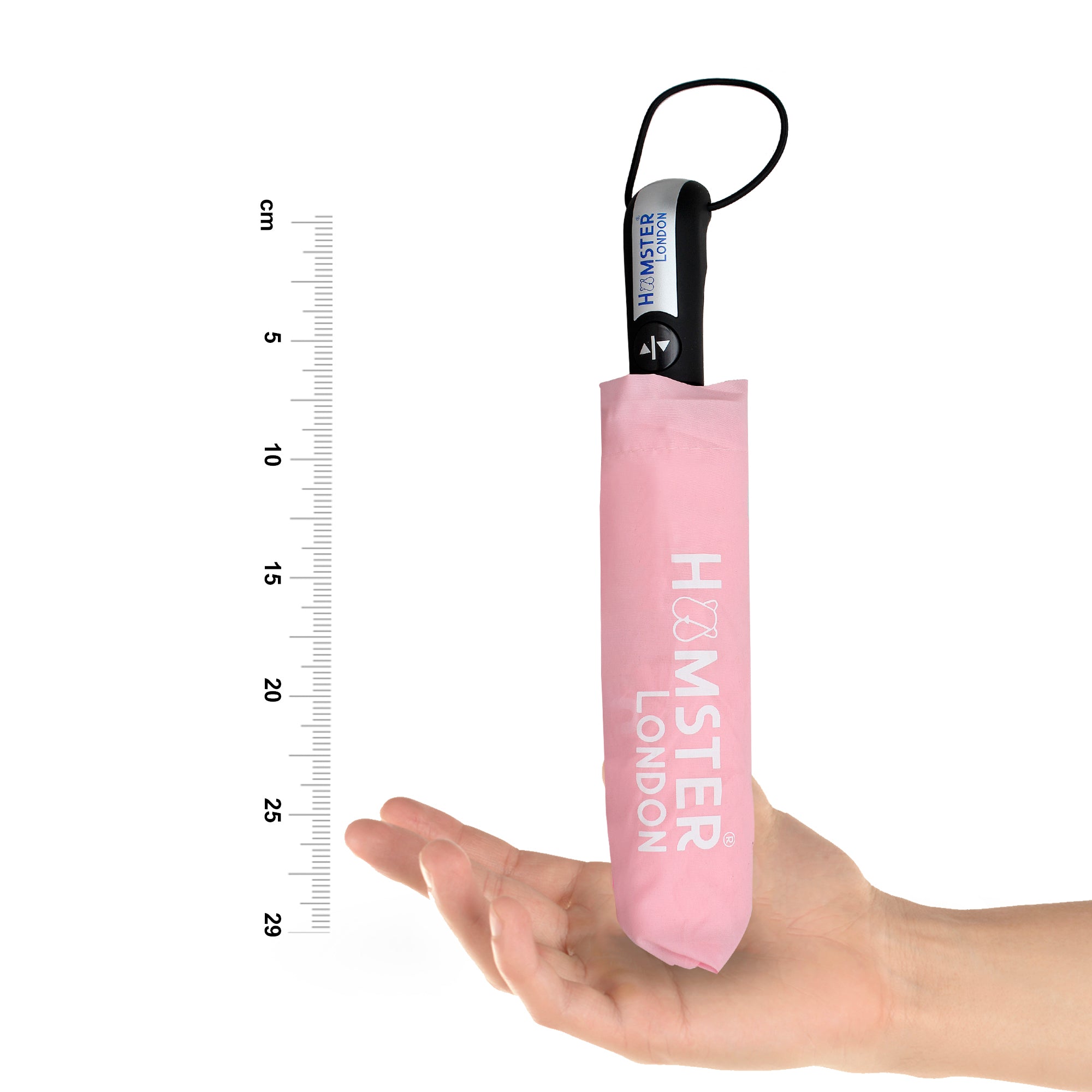 Automatic Open & Close Pocket Folding Umbrella (Pink)