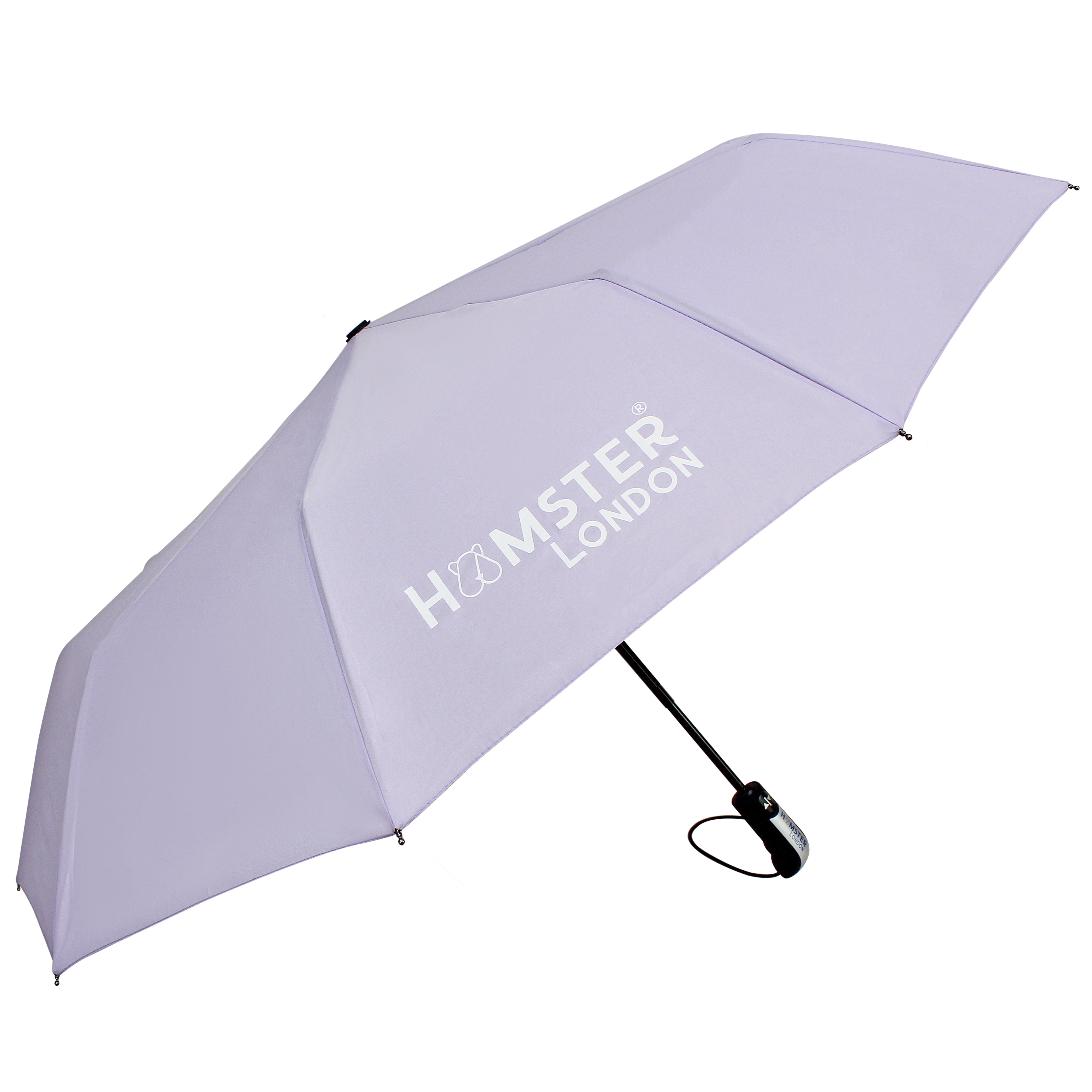 Automatic Open & Close Pocket Folding Umbrella (Light Purple)