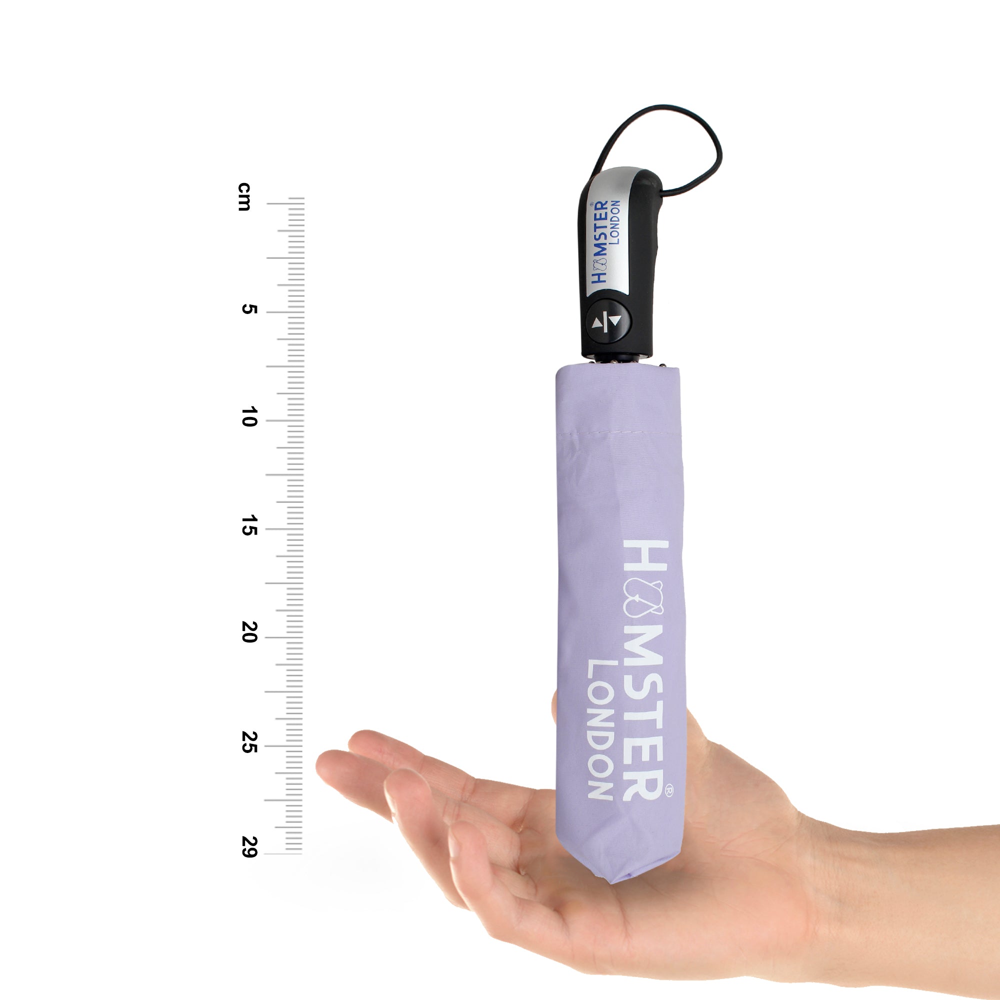 Automatic Open & Close Pocket Folding Umbrella (Light Purple)