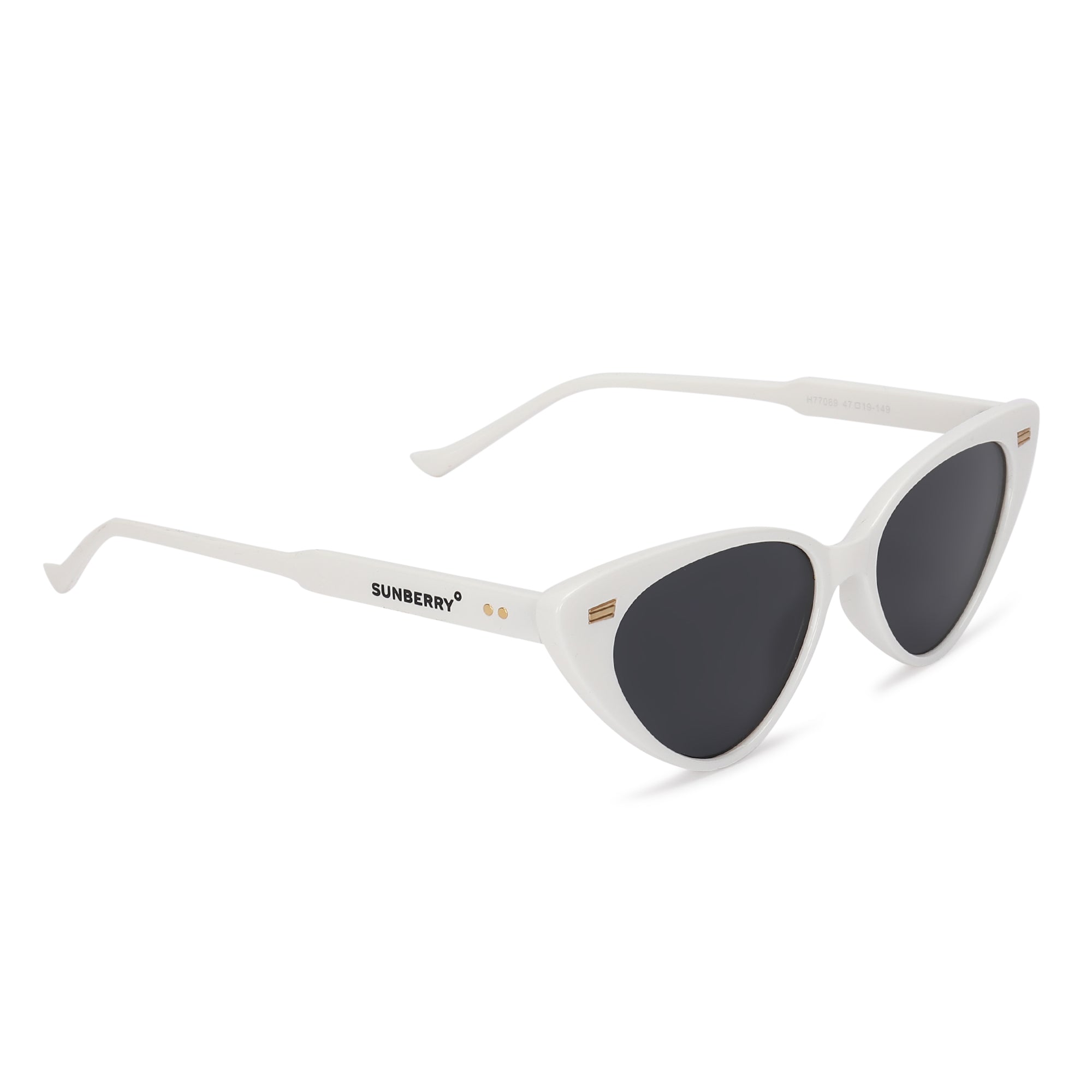 HL Sunberry VIP White Glasses With Free Case