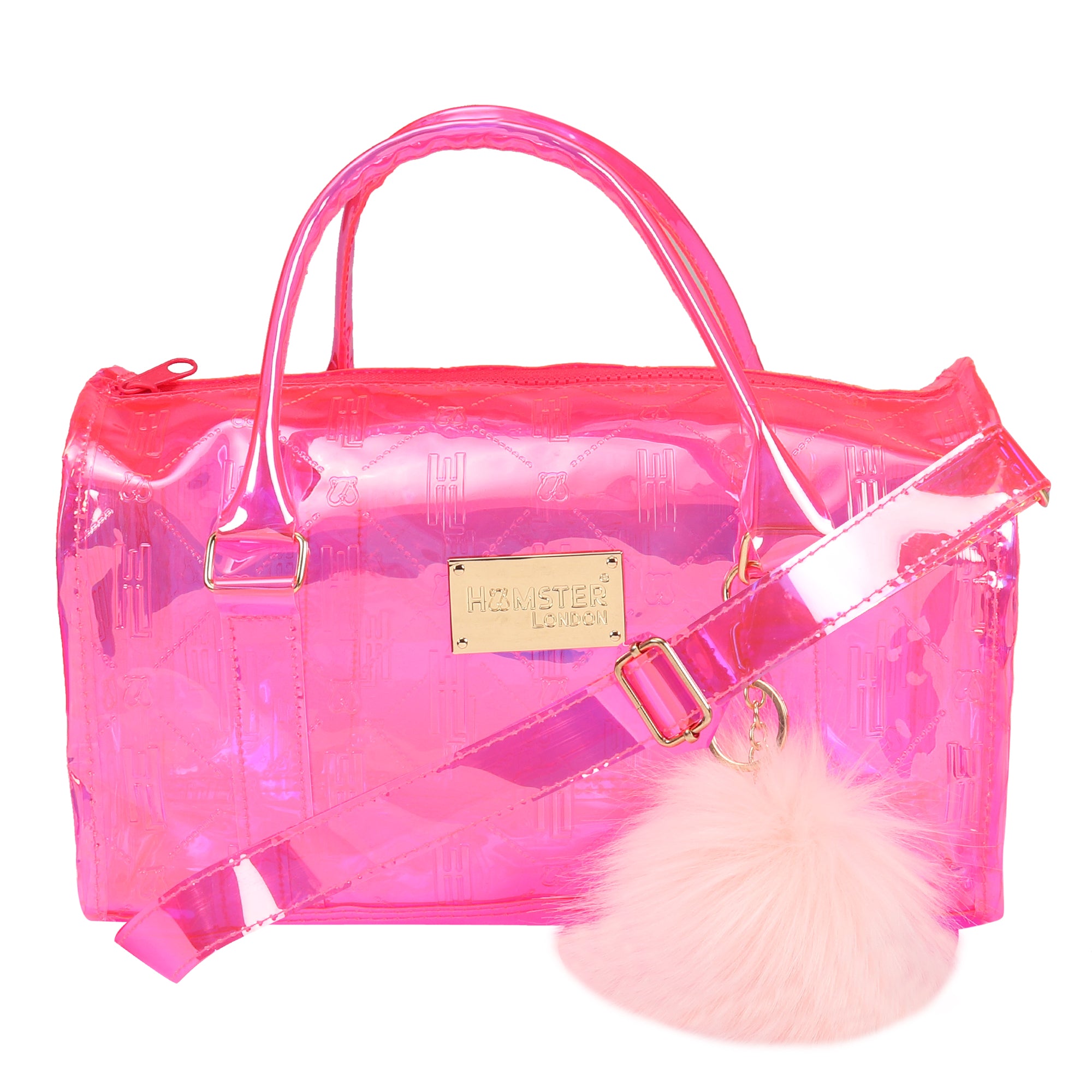 Hamster London Raver Duffle Bag Sea Pink Medium