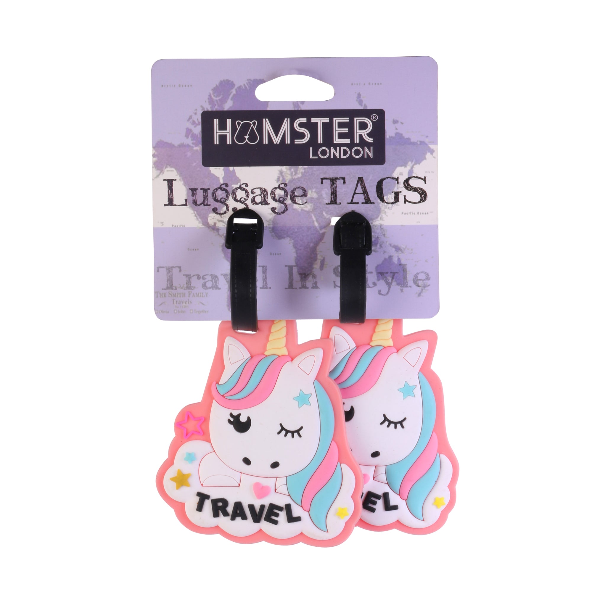 Hamster London Luggage Unicorn Travel Set Of 2