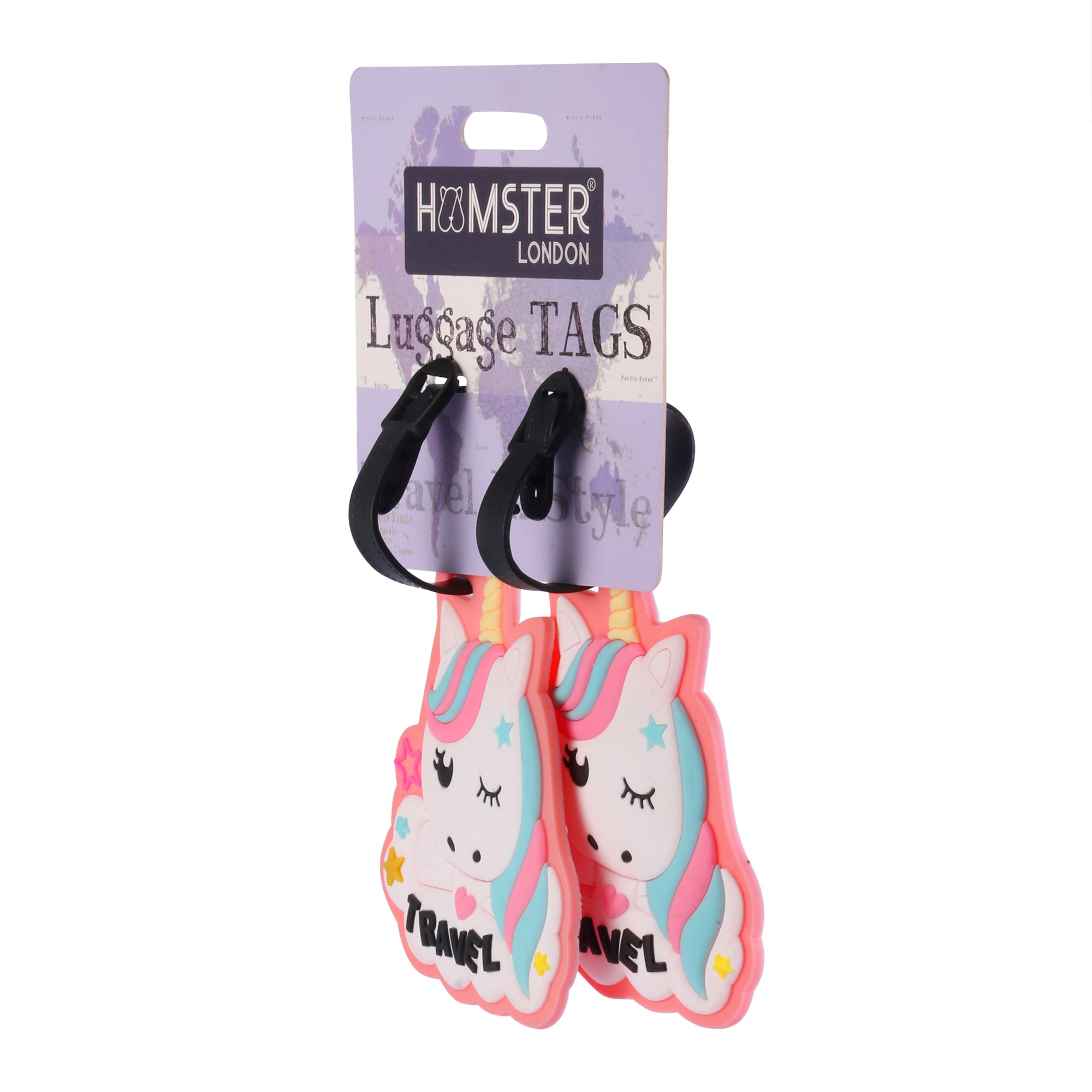 Hamster London Luggage Unicorn Travel Set Of 2