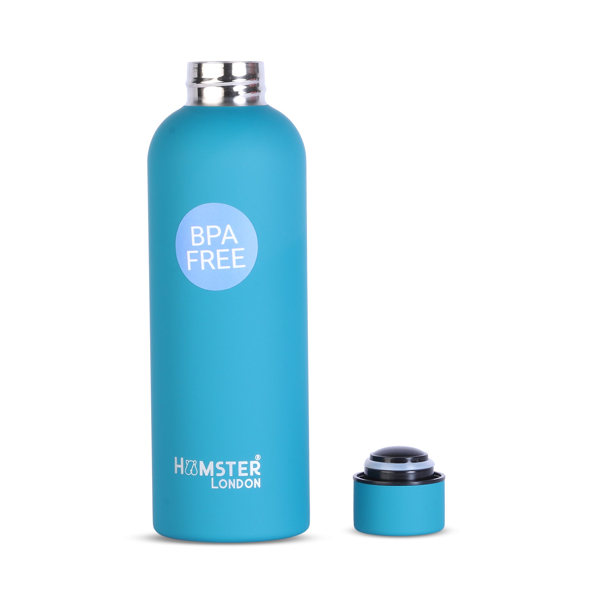 Hamster London Bottle Rubberish Large Blue 500ml