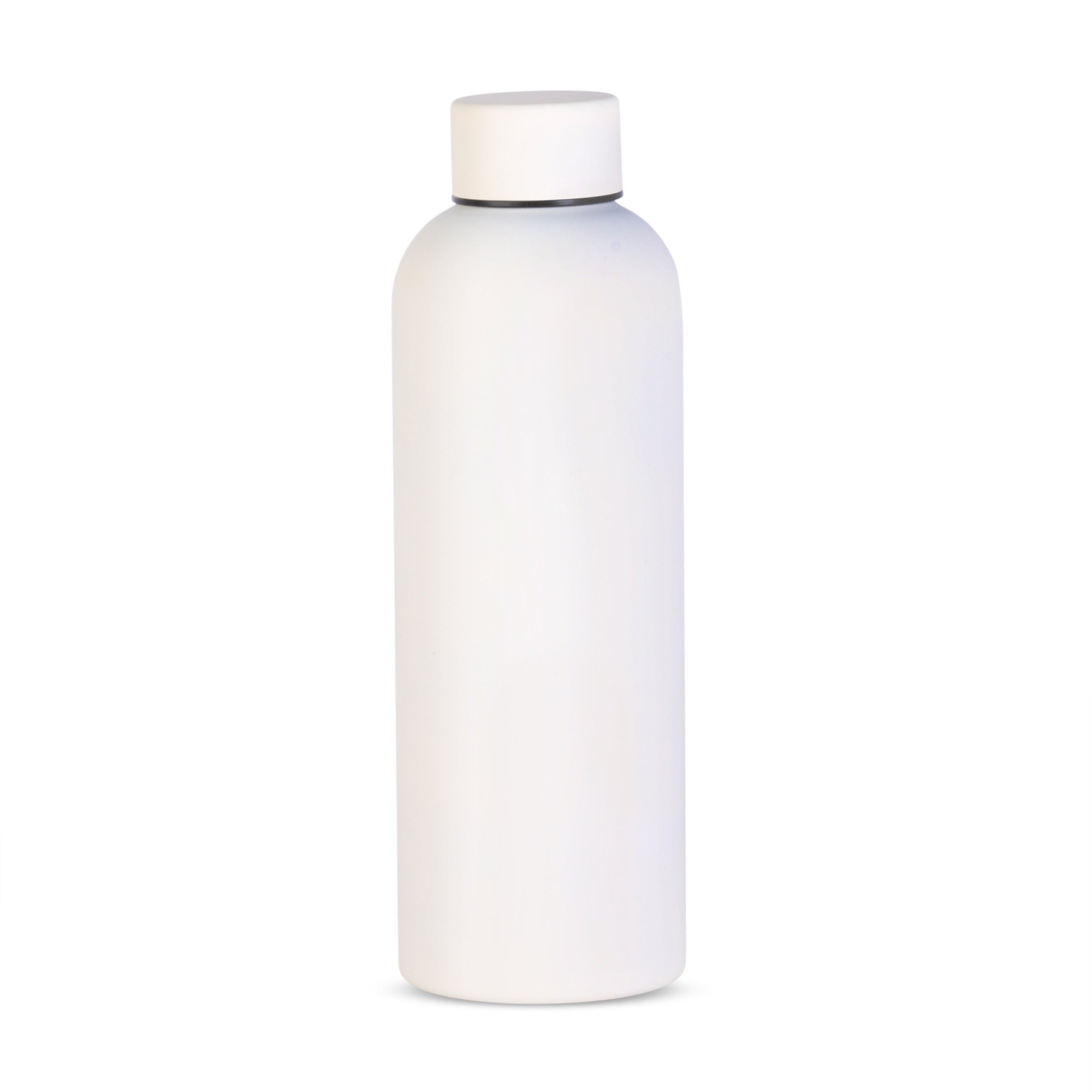 Bottle Rubberish Large White 500ml