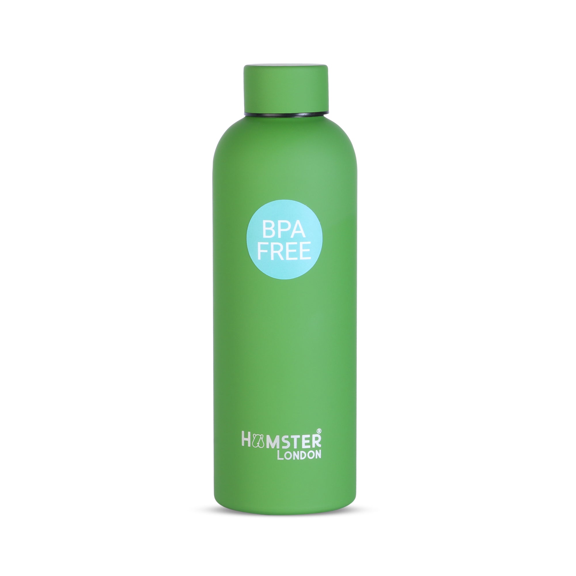 Hamster London Bottle Rubberish Large Green 500ml