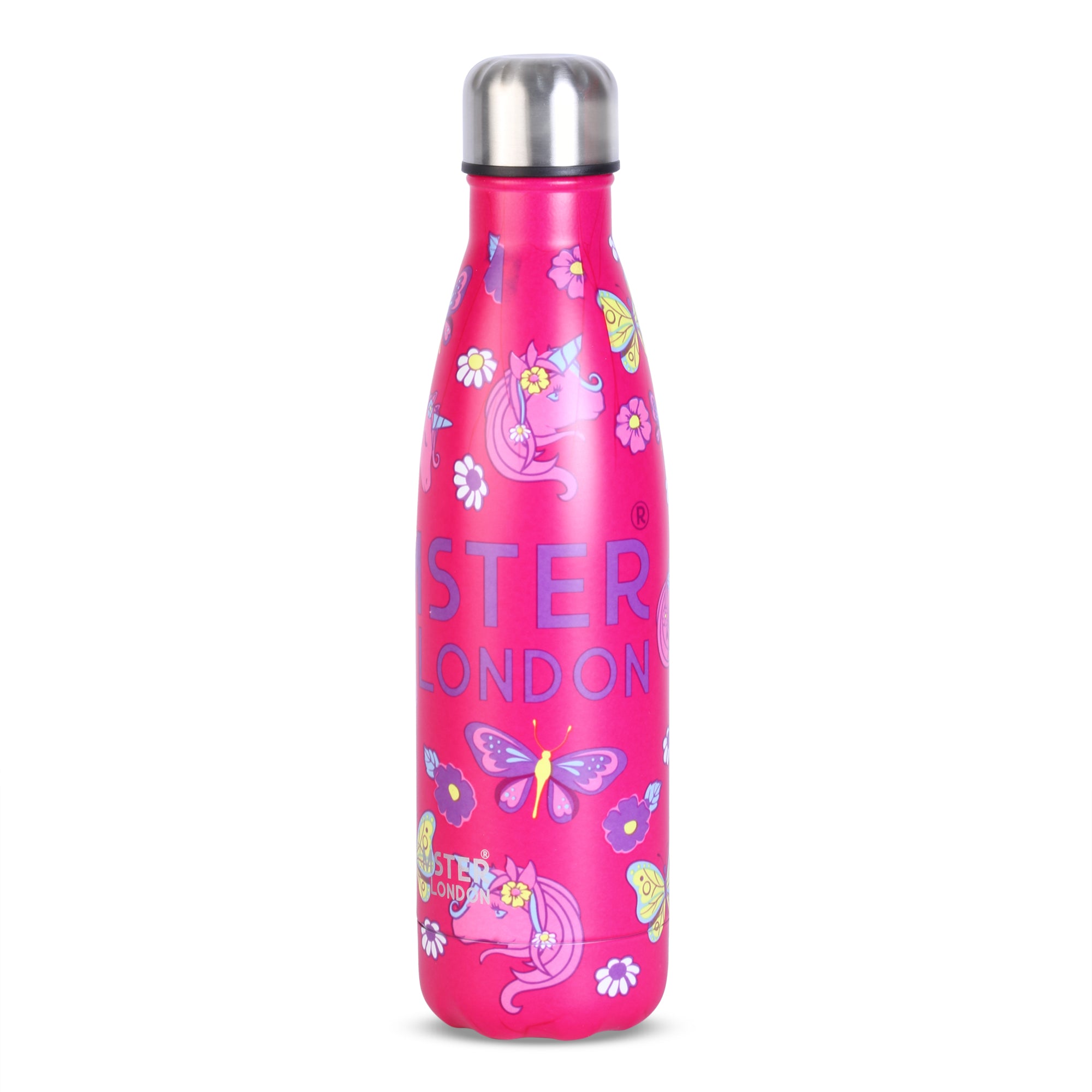 Hamster London Holo Neon Bottle Unicorn Pink