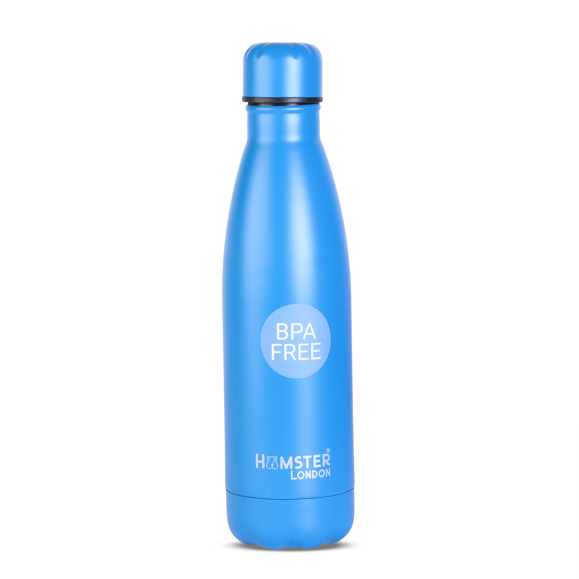 Hamster London Hype Neon Insulated Bottle Blue 500ml