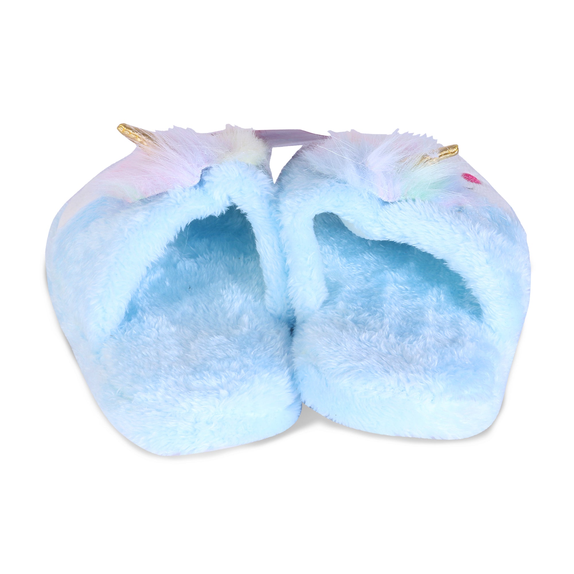 Hamster London Furry Slipper Unicorn Blue