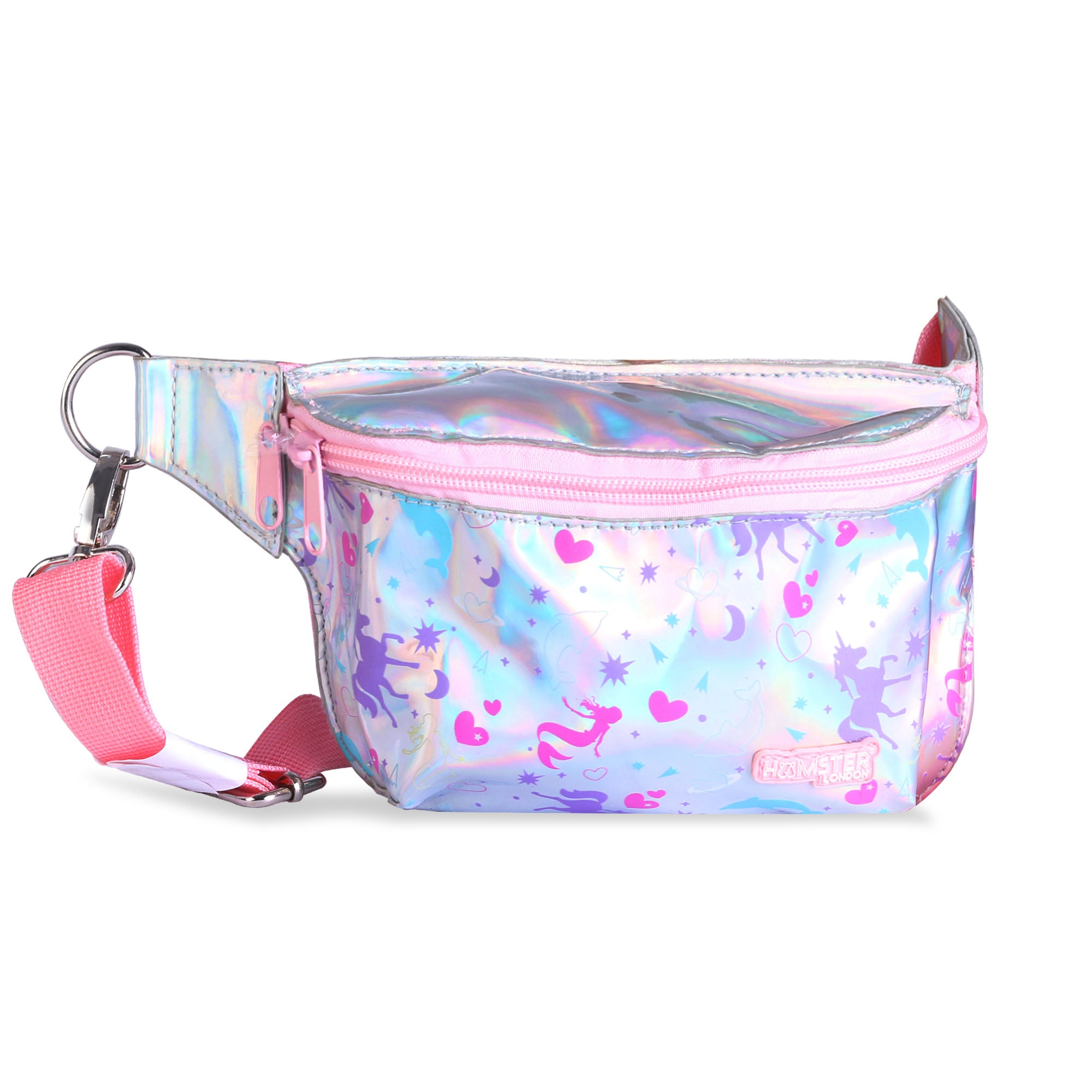 Hamster London Bash Waist Bag Unicorn Pink