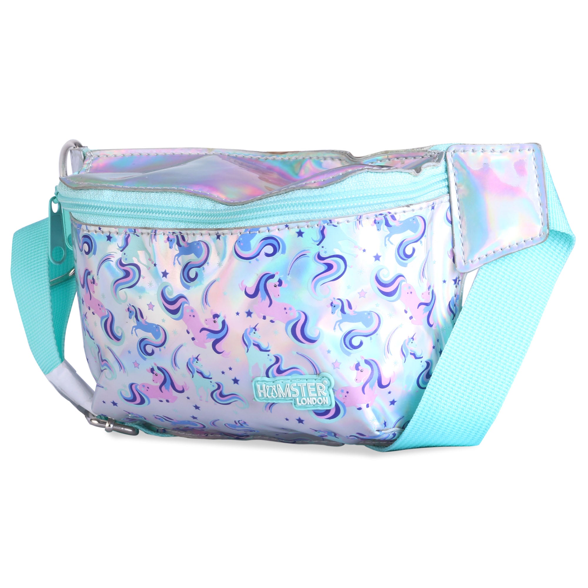 Hamster London Bash Waist Bag Unicorn Aqua