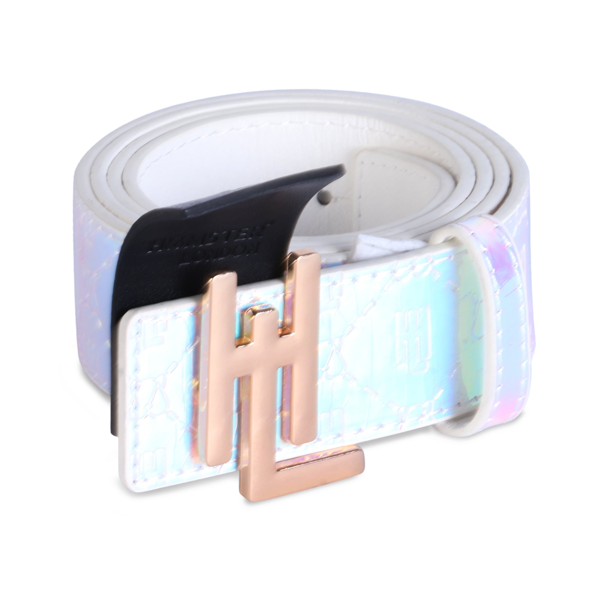 Hamster London Raver Belt Shiny Belt Gold Buckle