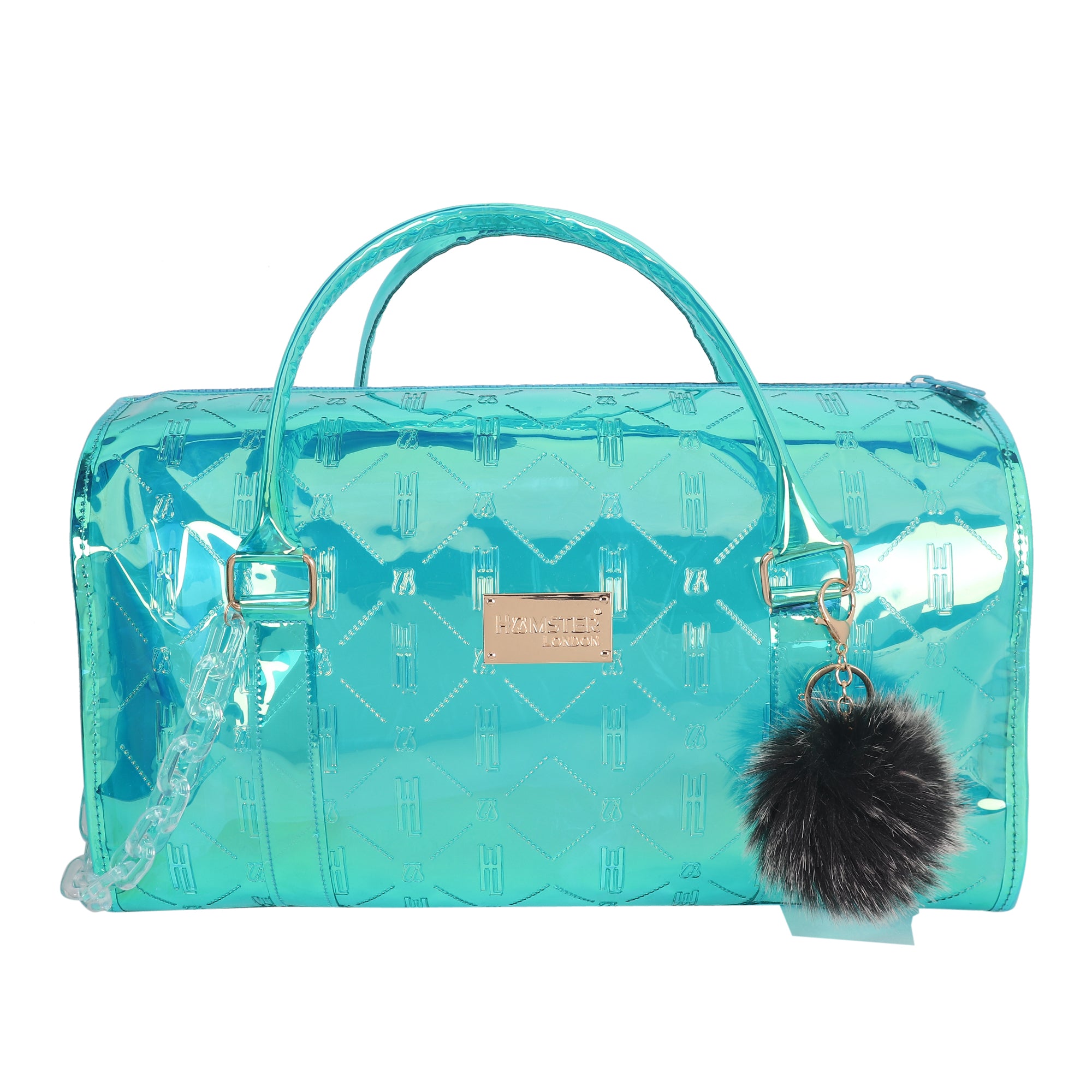 Hamster London Raver Duffle Bag  Aqua Large