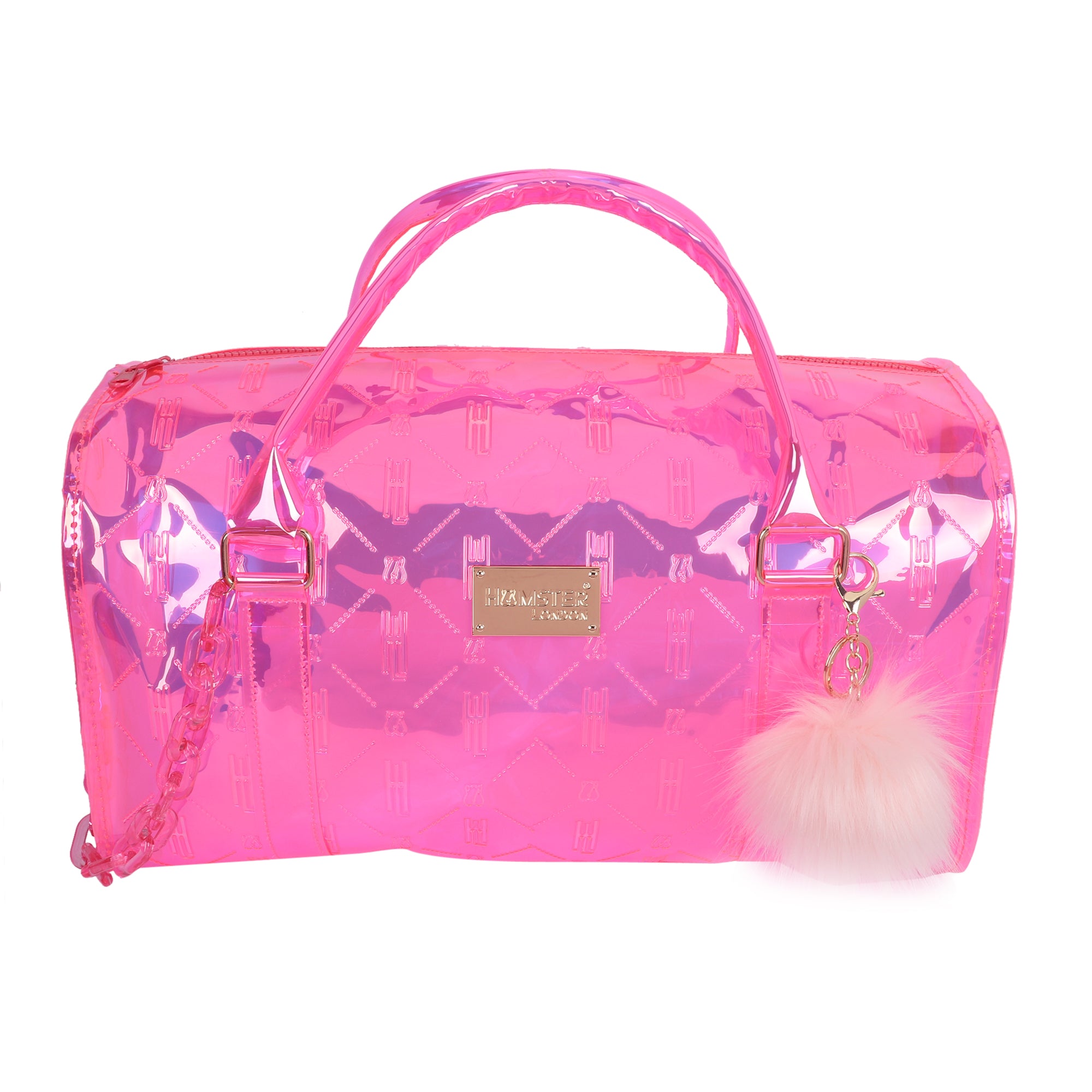 Hamster London Raver Duffle Bag Pink Large