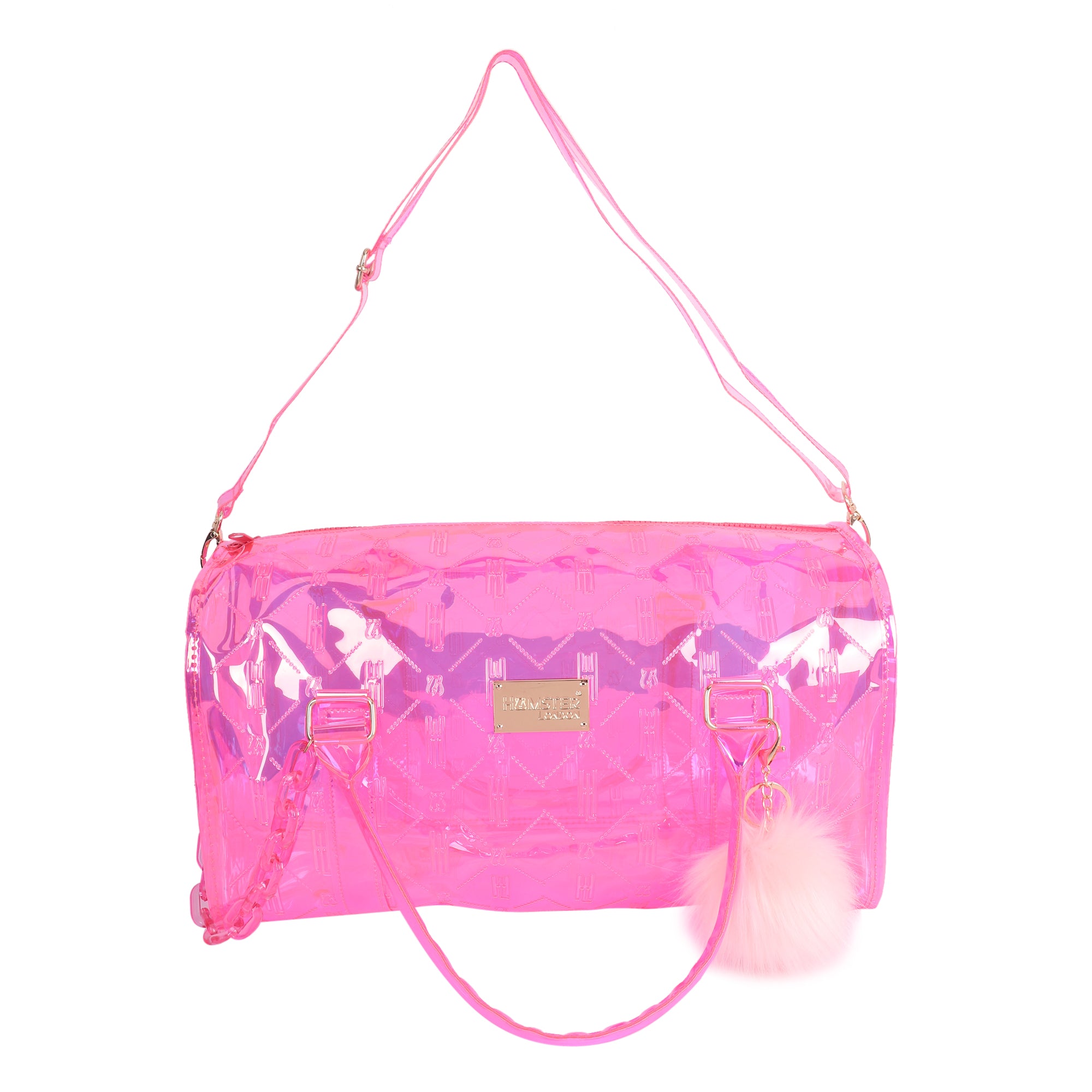 Hamster London Raver Duffle Bag Pink Large