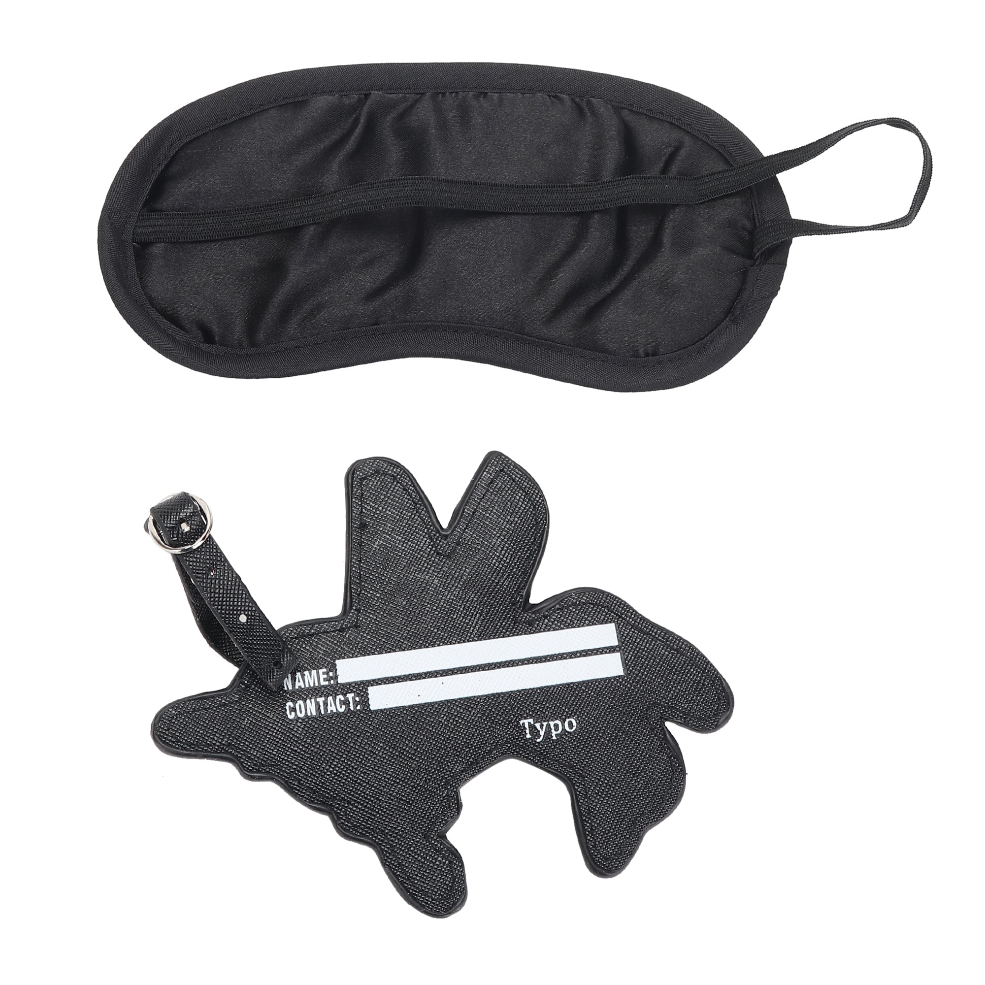 Hamster London Eye Mask & Luggage Tag Set