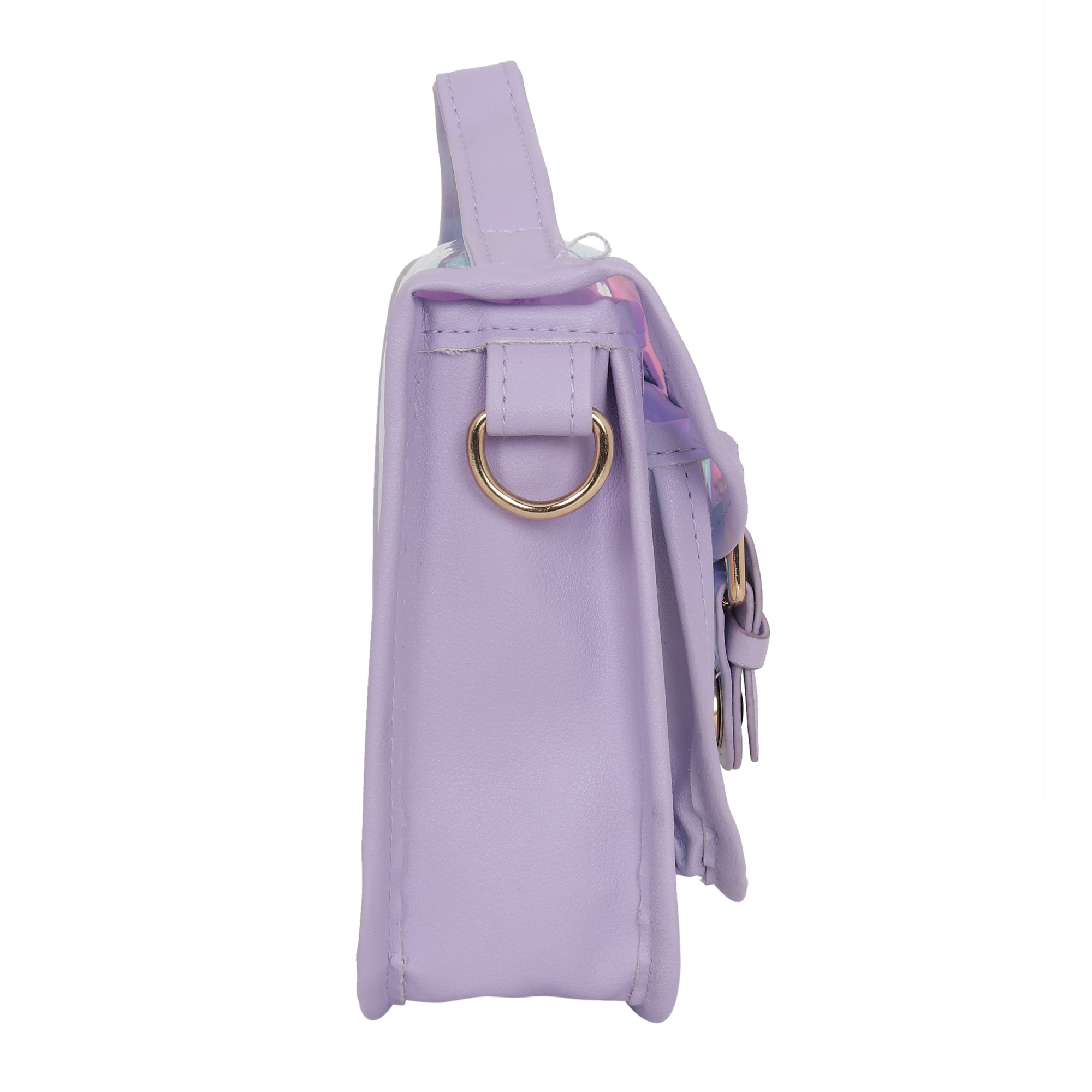 HL Classic Tote Bag Purple With Sling Bag