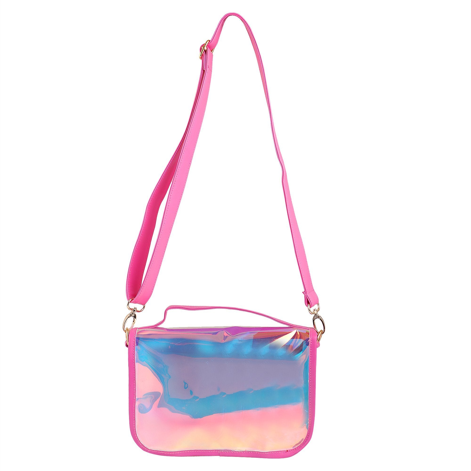 Hamster London Shiny Classic Sling Bag Pink