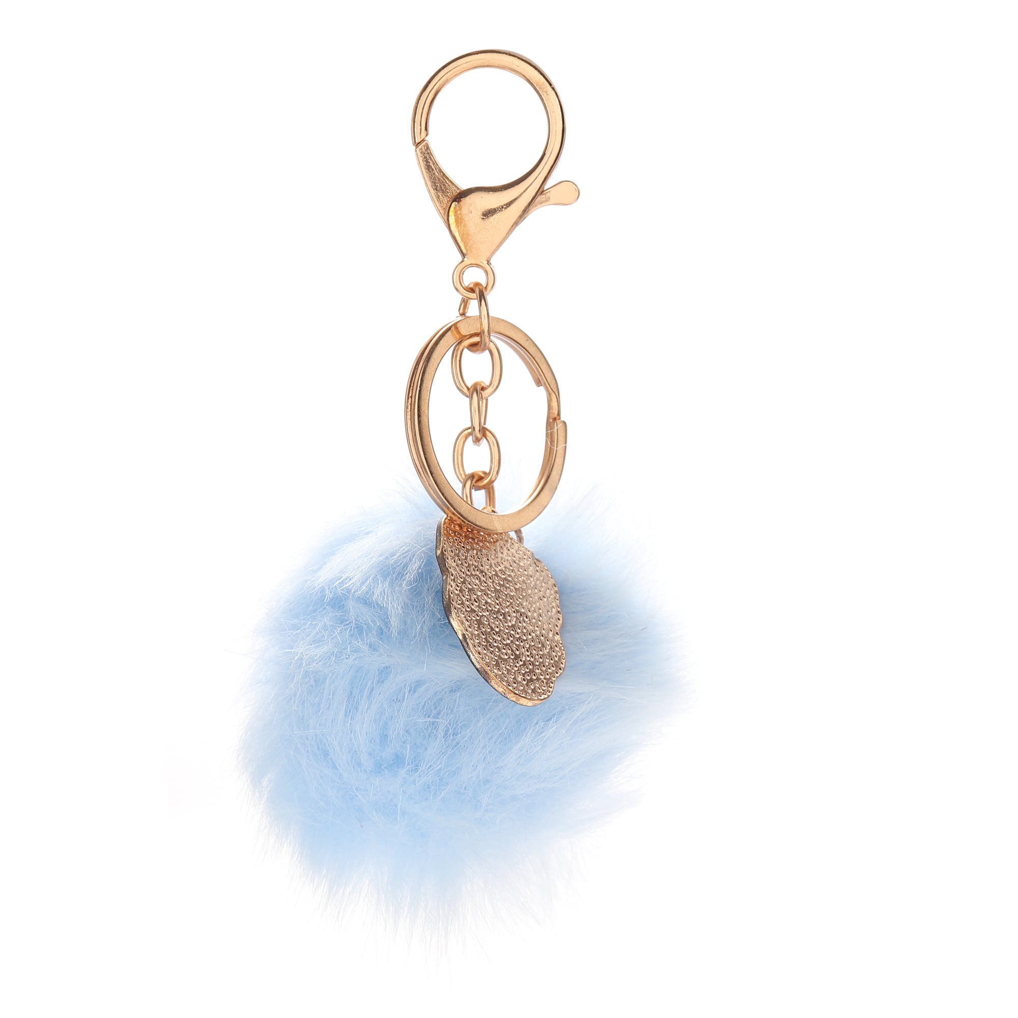 Hamster London Keychain Pompom Blue