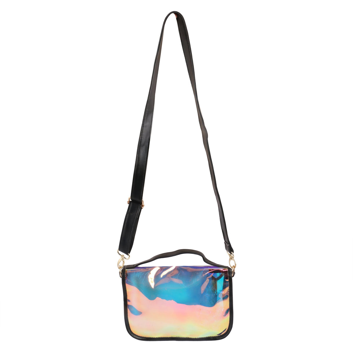 Hamster London Shiny Classic Sling Bag Black
