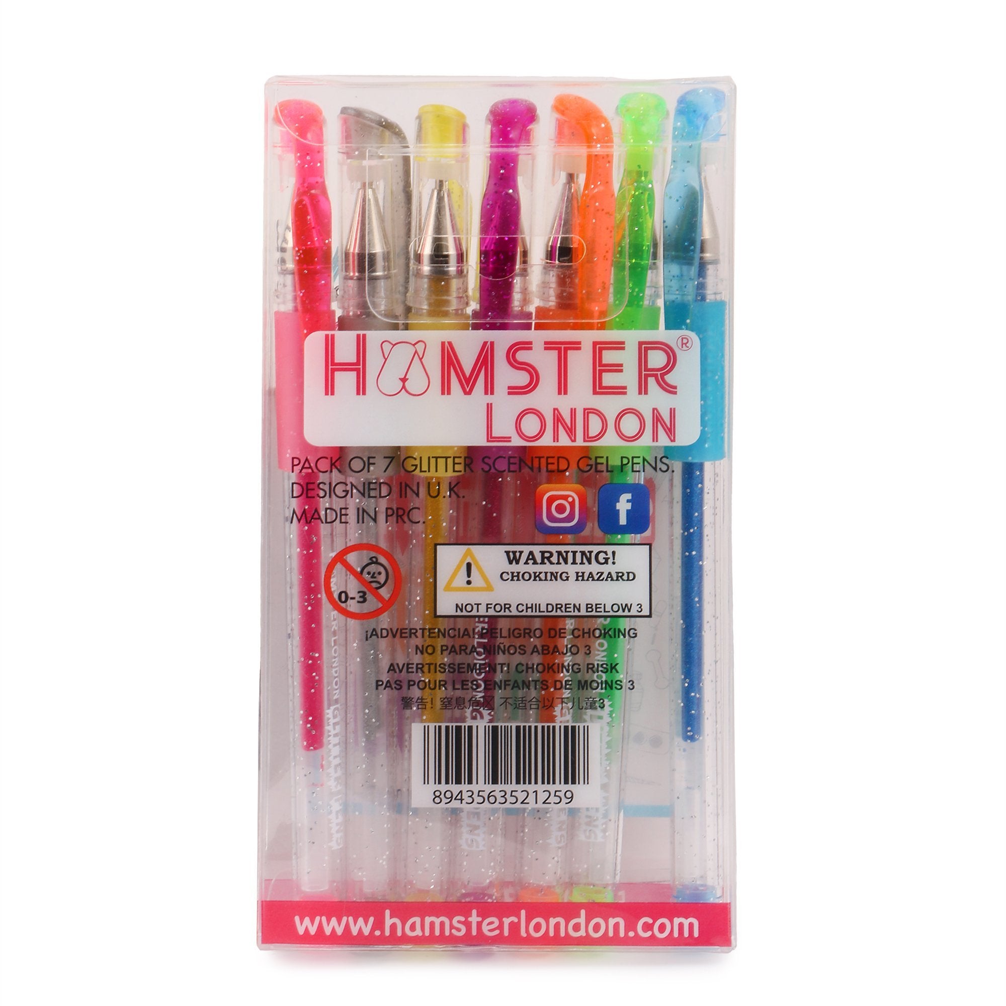 Hamster London Scented Glitter Gel Pen