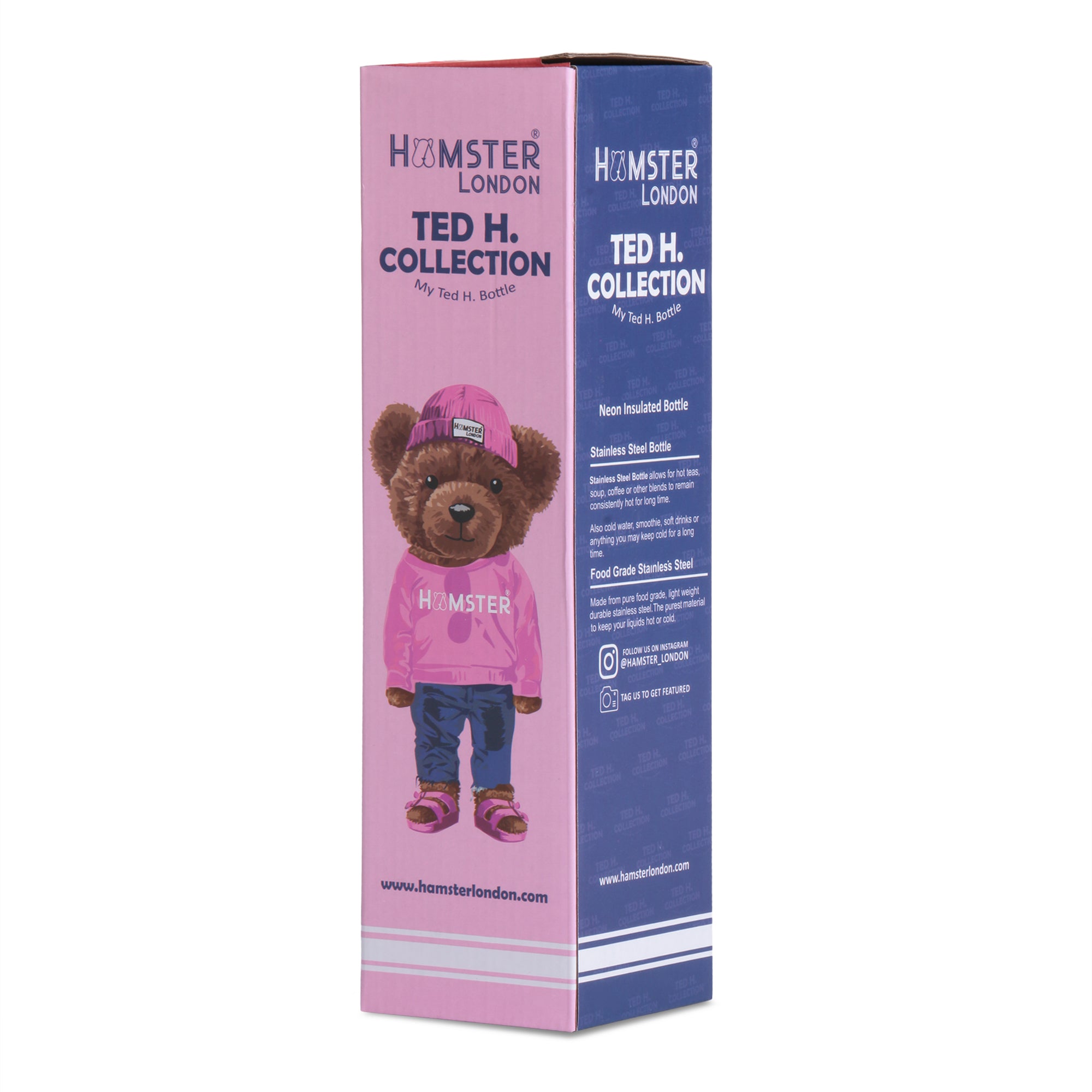 Ted H Bottle Pestal Pink