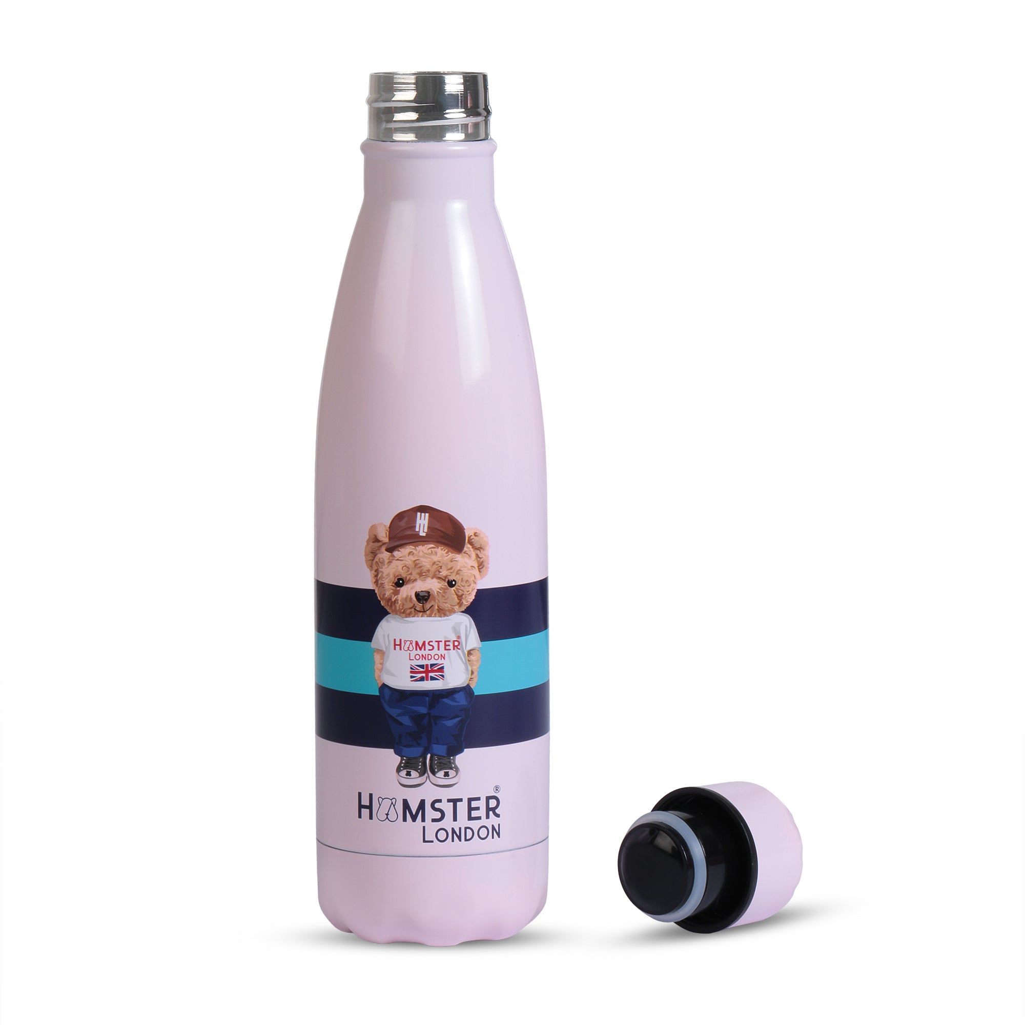 Hamster London Ted H Bottle Pastel Pink