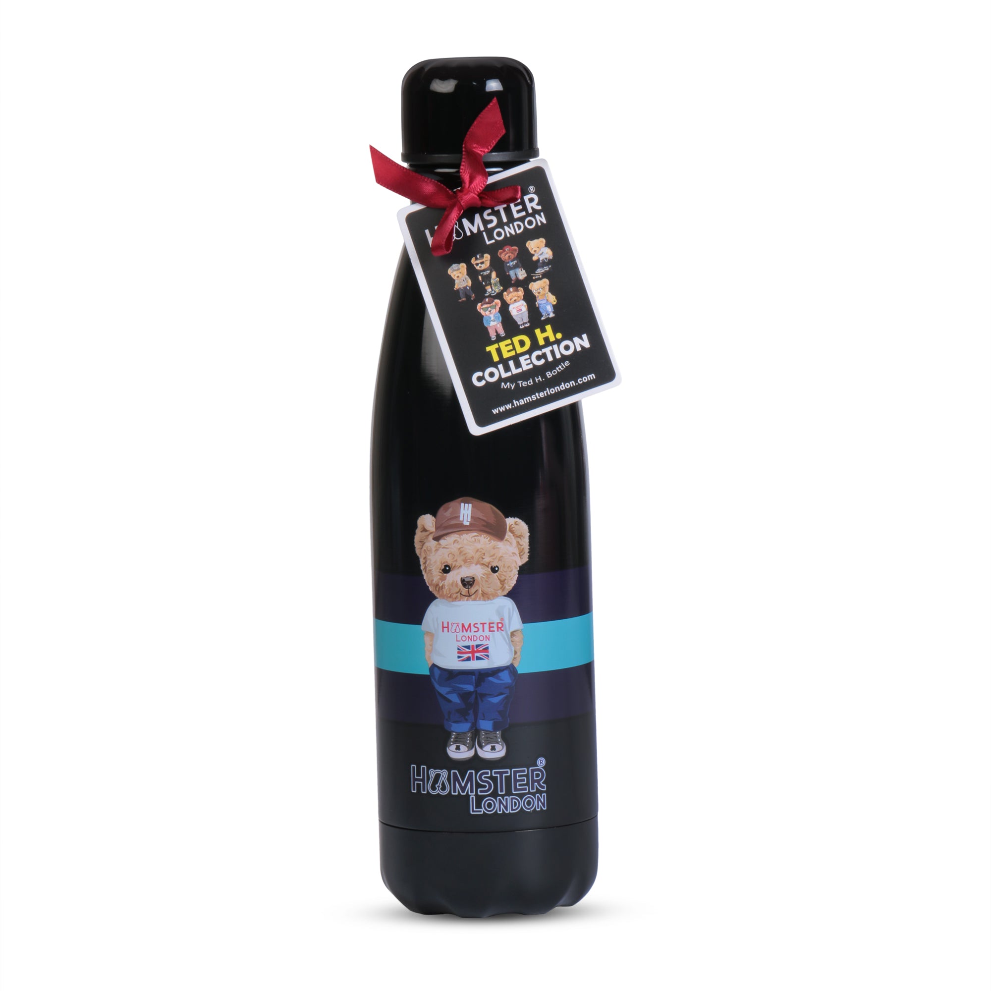 Hamster London Ted H Bottle Black