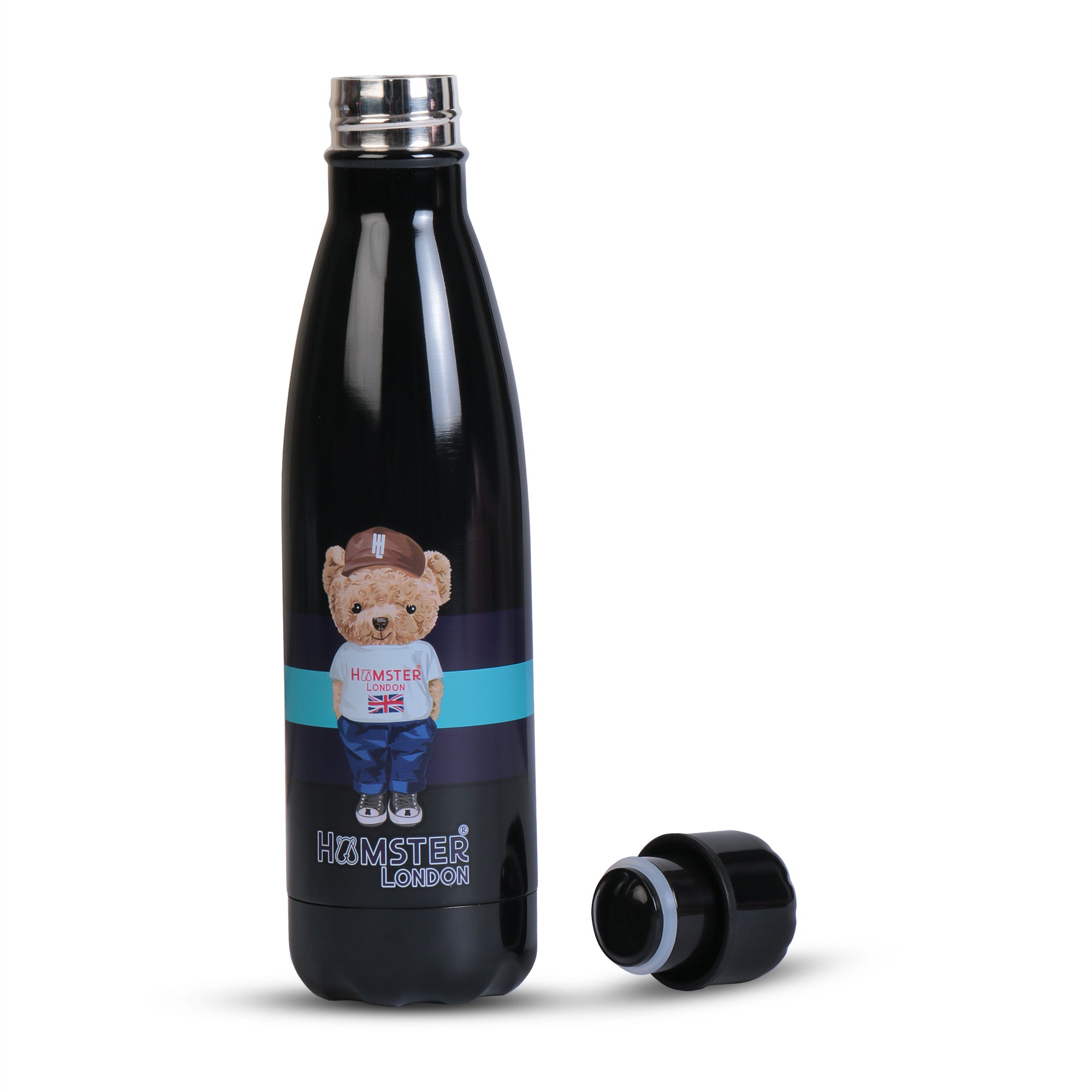 Hamster London Ted H Bottle Black