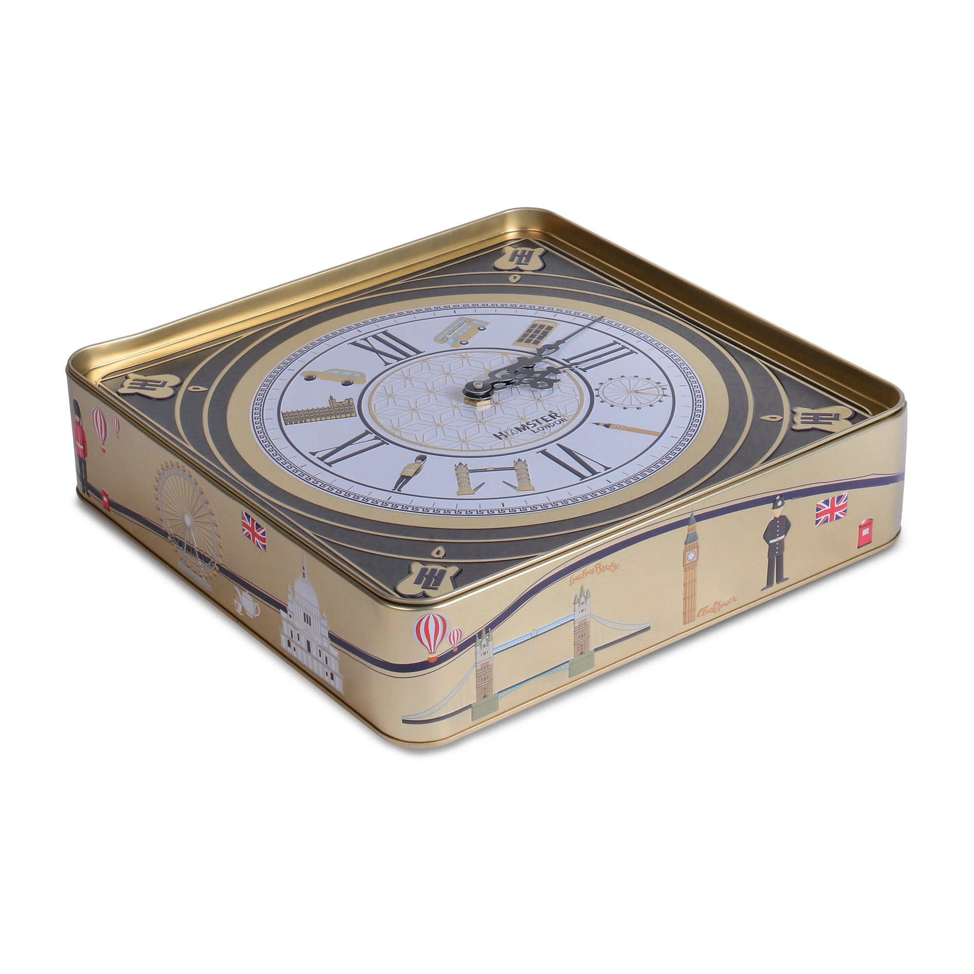Hamster London Metal Gift Boxes Gold