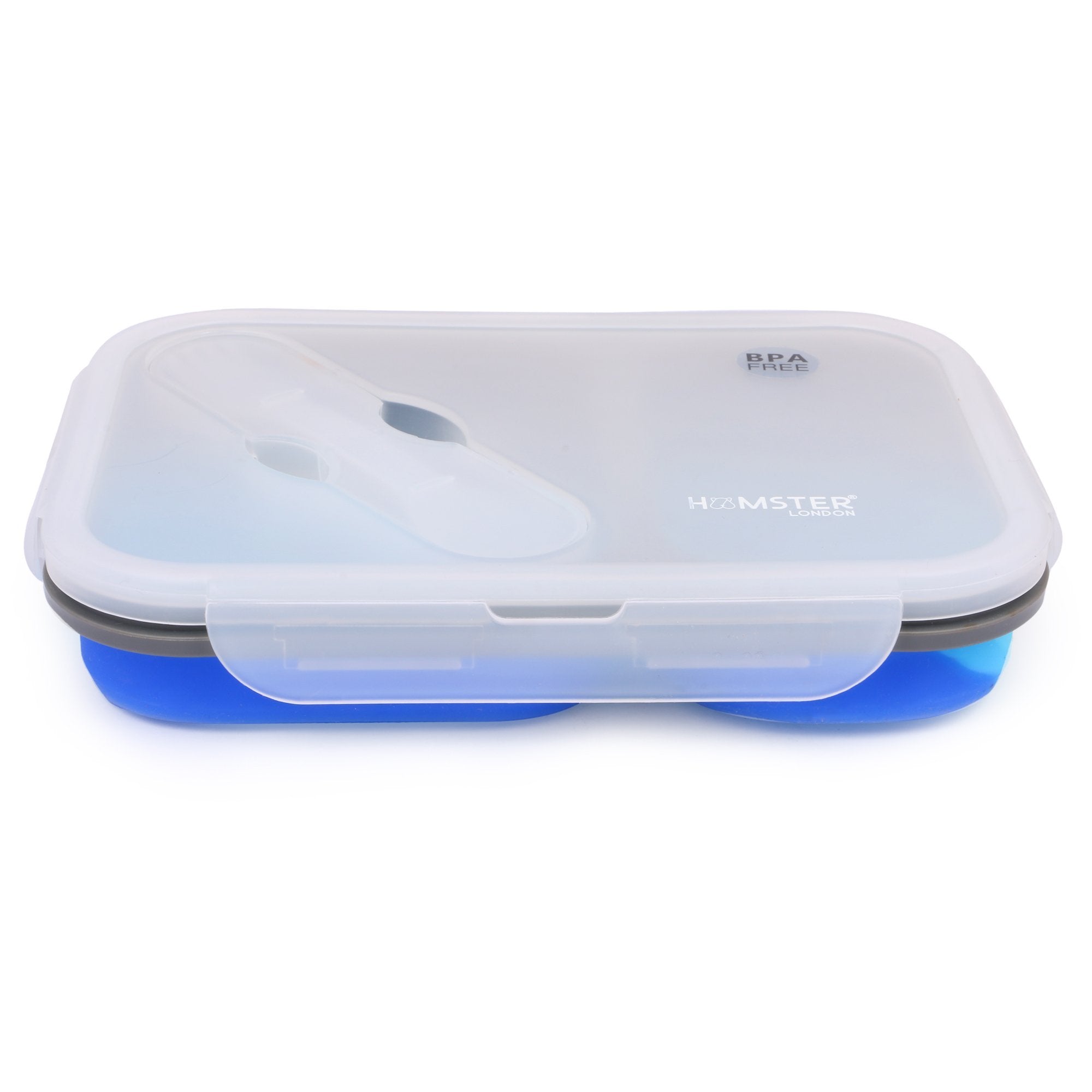 Silicon Bendable Tiffin Box Large Blue